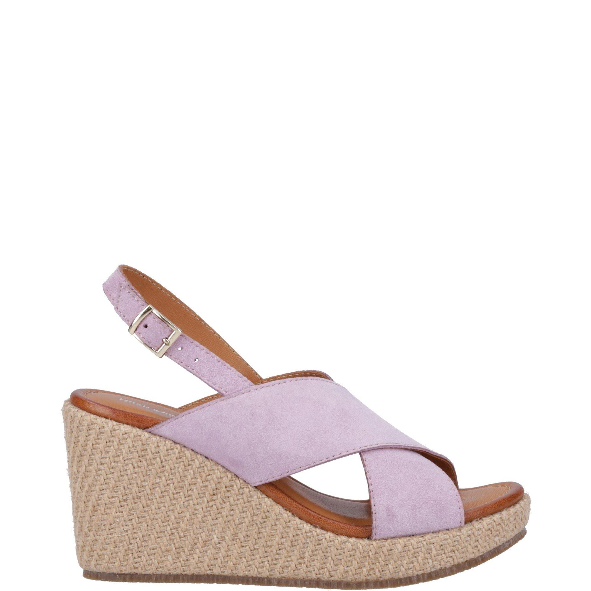 Lilac - Hush Puppies - Perrie Wedge Sandal - 1
