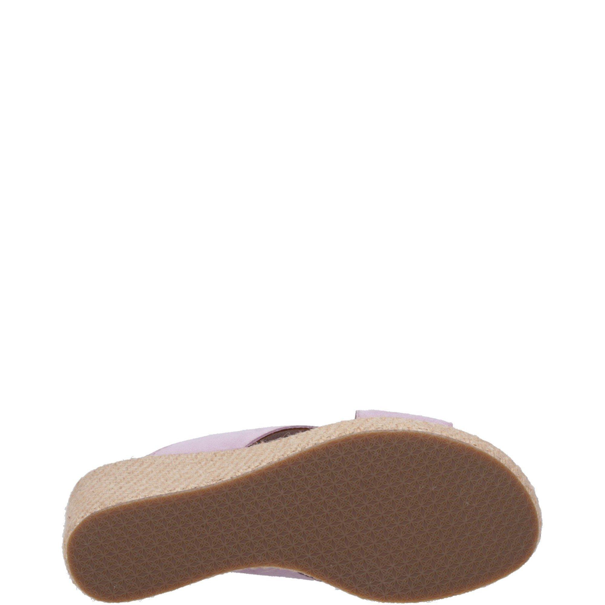 Lilac - Hush Puppies - Perrie Wedge Sandal - 4
