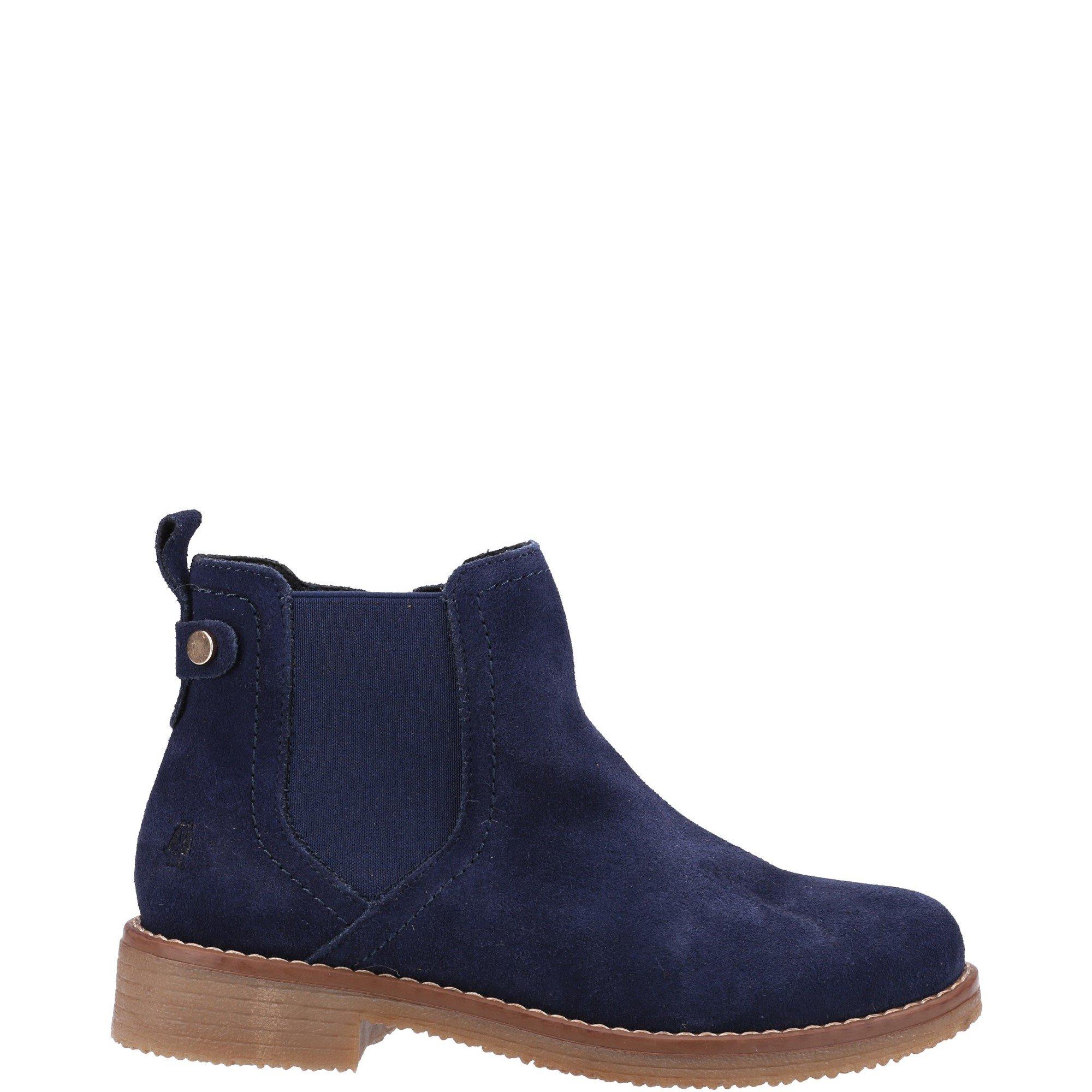 Hush Puppies Women's Maddy Wide Boot - Navy - 4 (37)