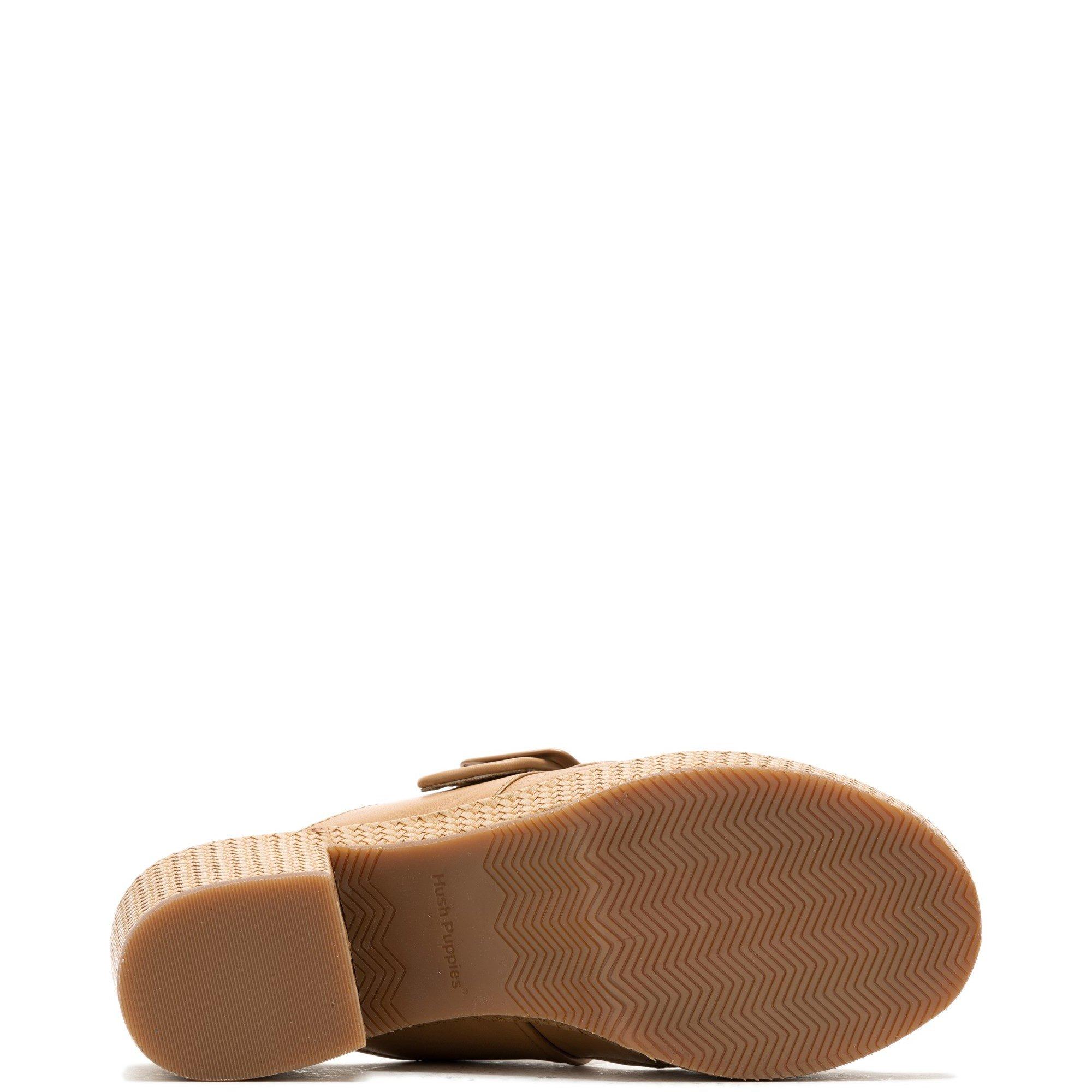 Tan - Hush Puppies - Poppy Buckle Slide - 5