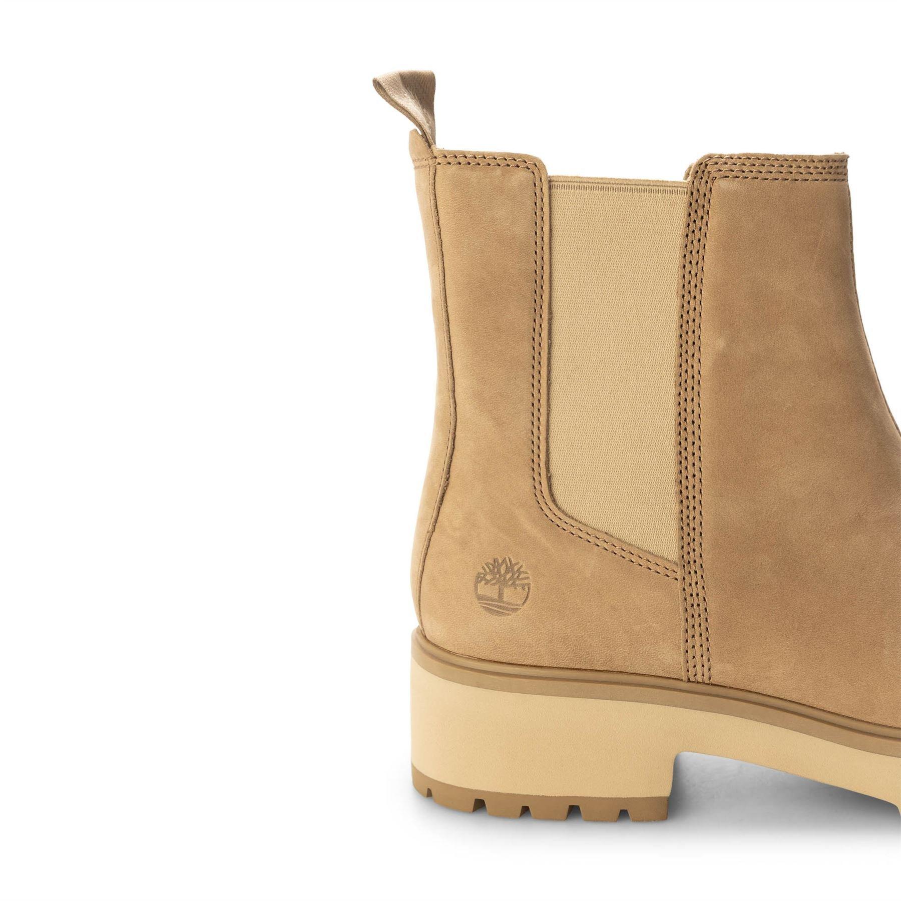 Taupe - Timberland - Carnaby Cool Mid Chelsea Boots - 4