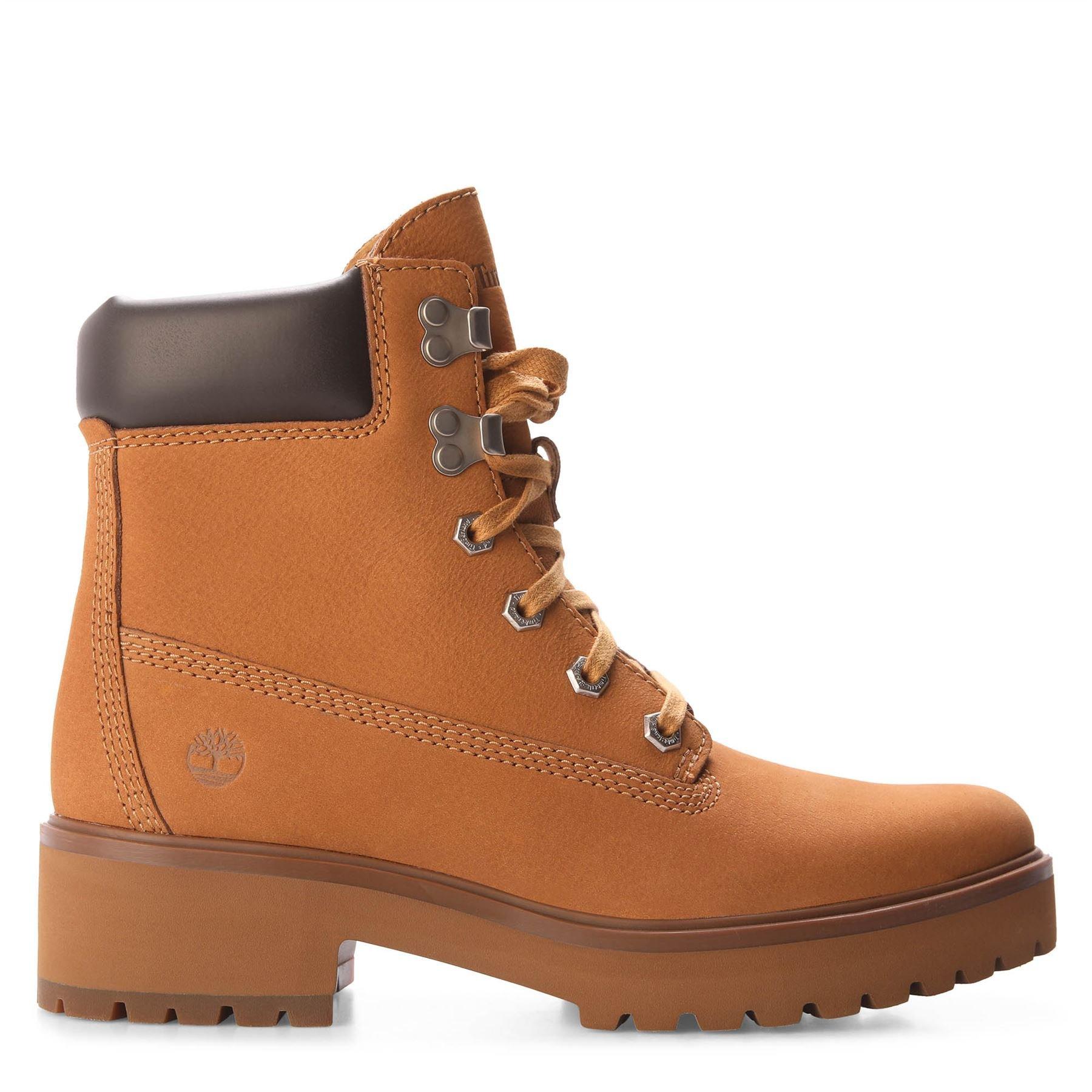 Timberland Women's Carnaby Cool Mid Lace Boots - Wheat - UK 7.5
