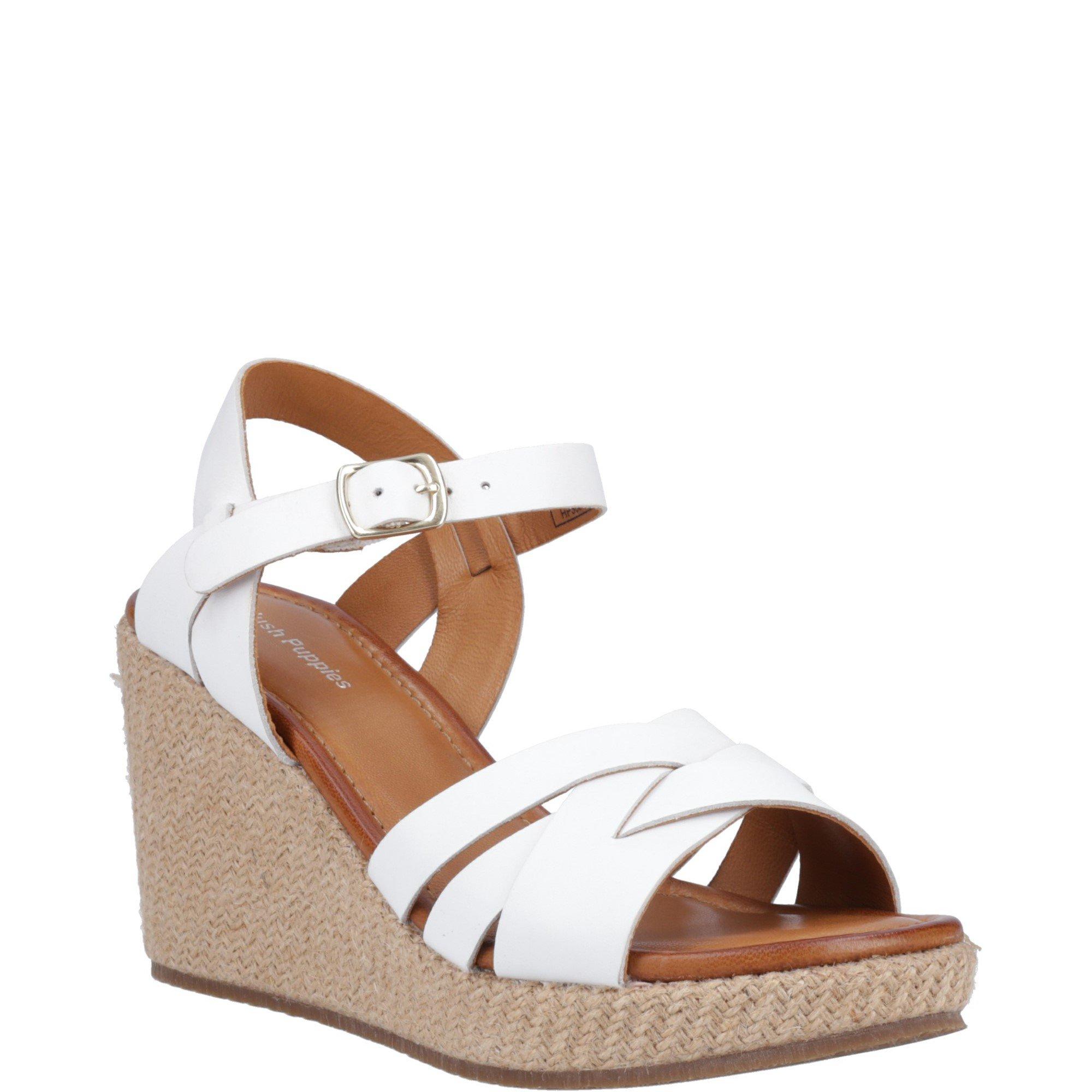 White - Hush Puppies - Phoebe Wedge Sandal - 2