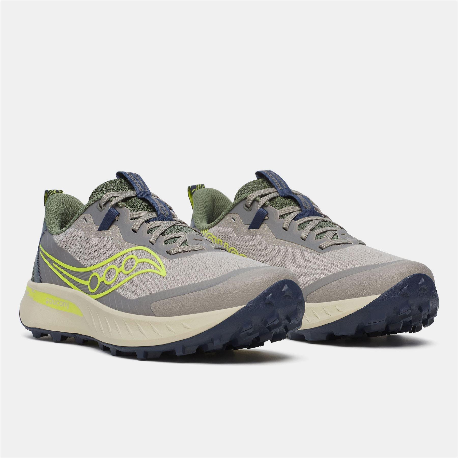 Olive - Saucony - Peregrine 15 Running Shoe - 2
