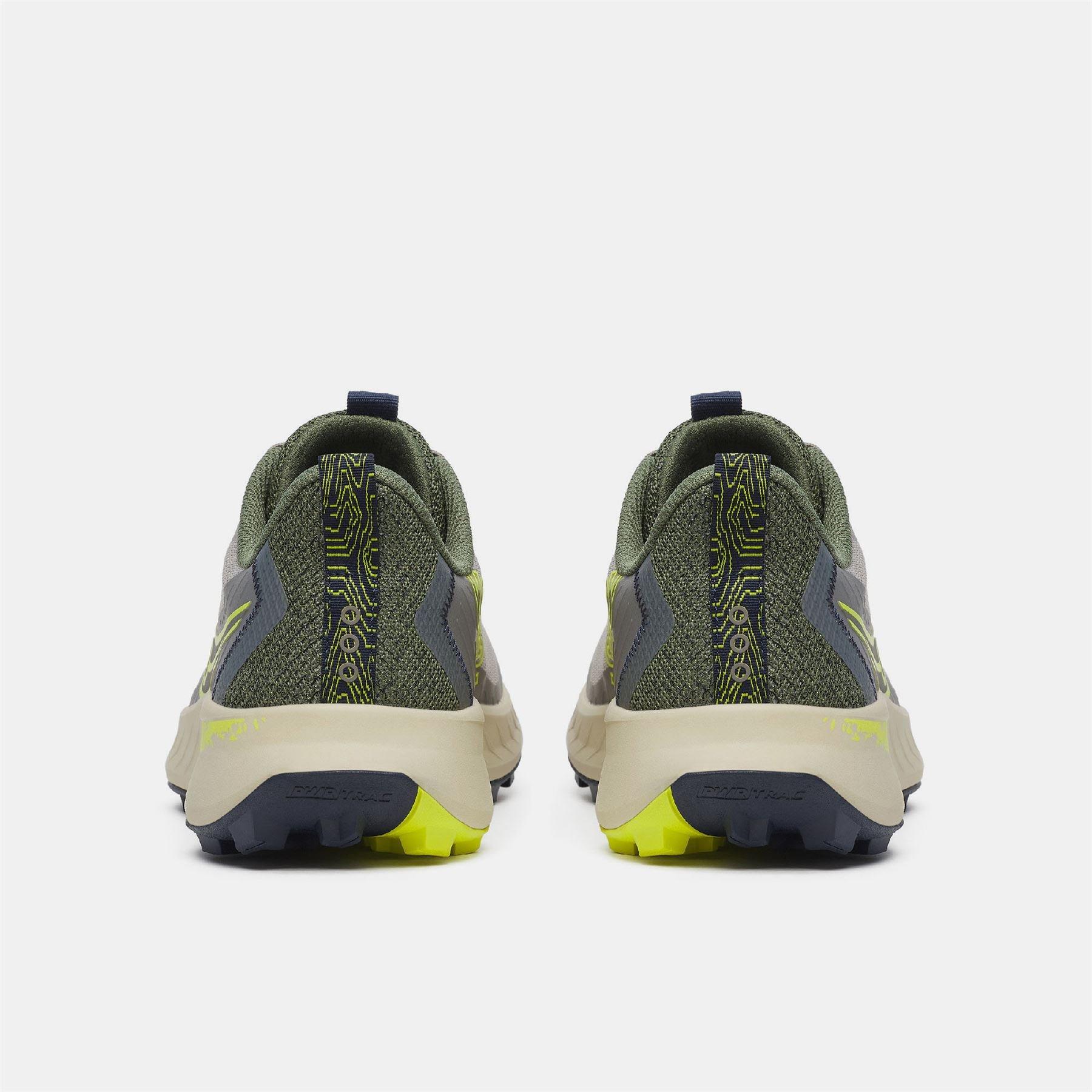Olive - Saucony - Peregrine 15 Running Shoe - 4