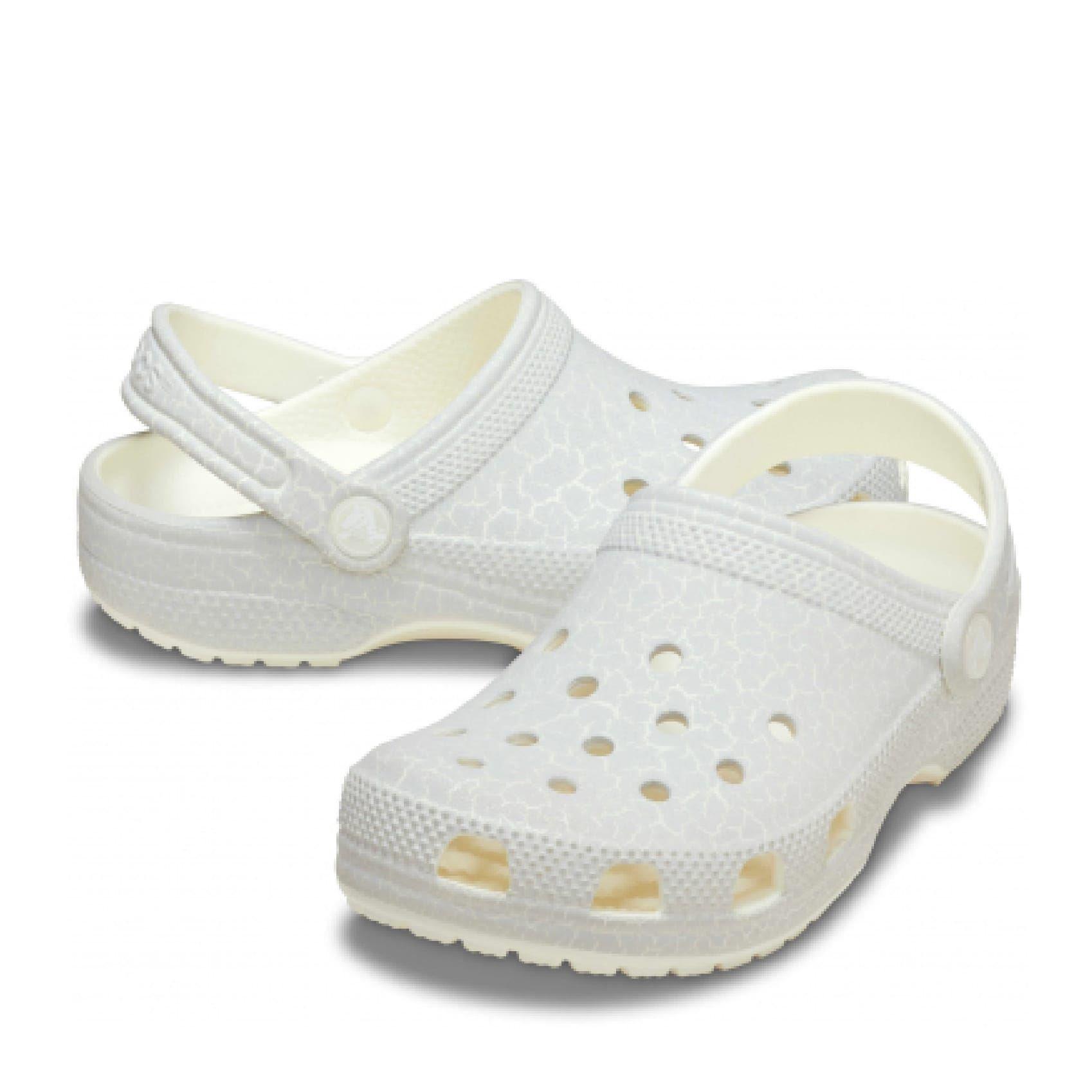 Weiß - Crocs - Classic Glow Crackle Clog - 2