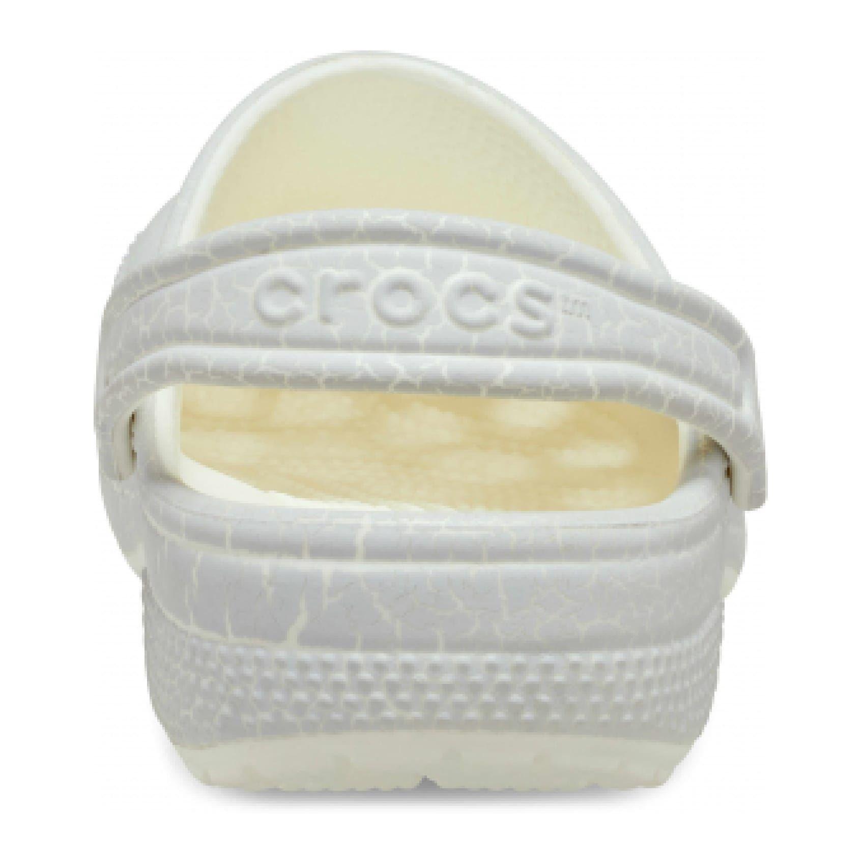 Weiß - Crocs - Classic Glow Crackle Clog - 4