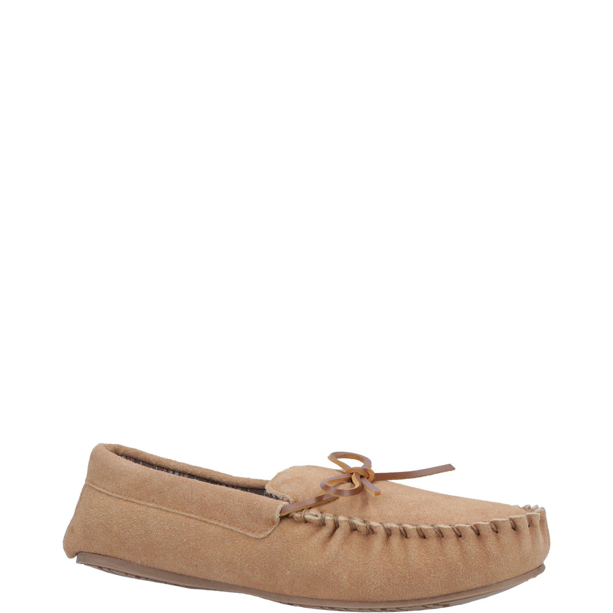 Tan - Hush Puppies - Clyde Slippers - 2