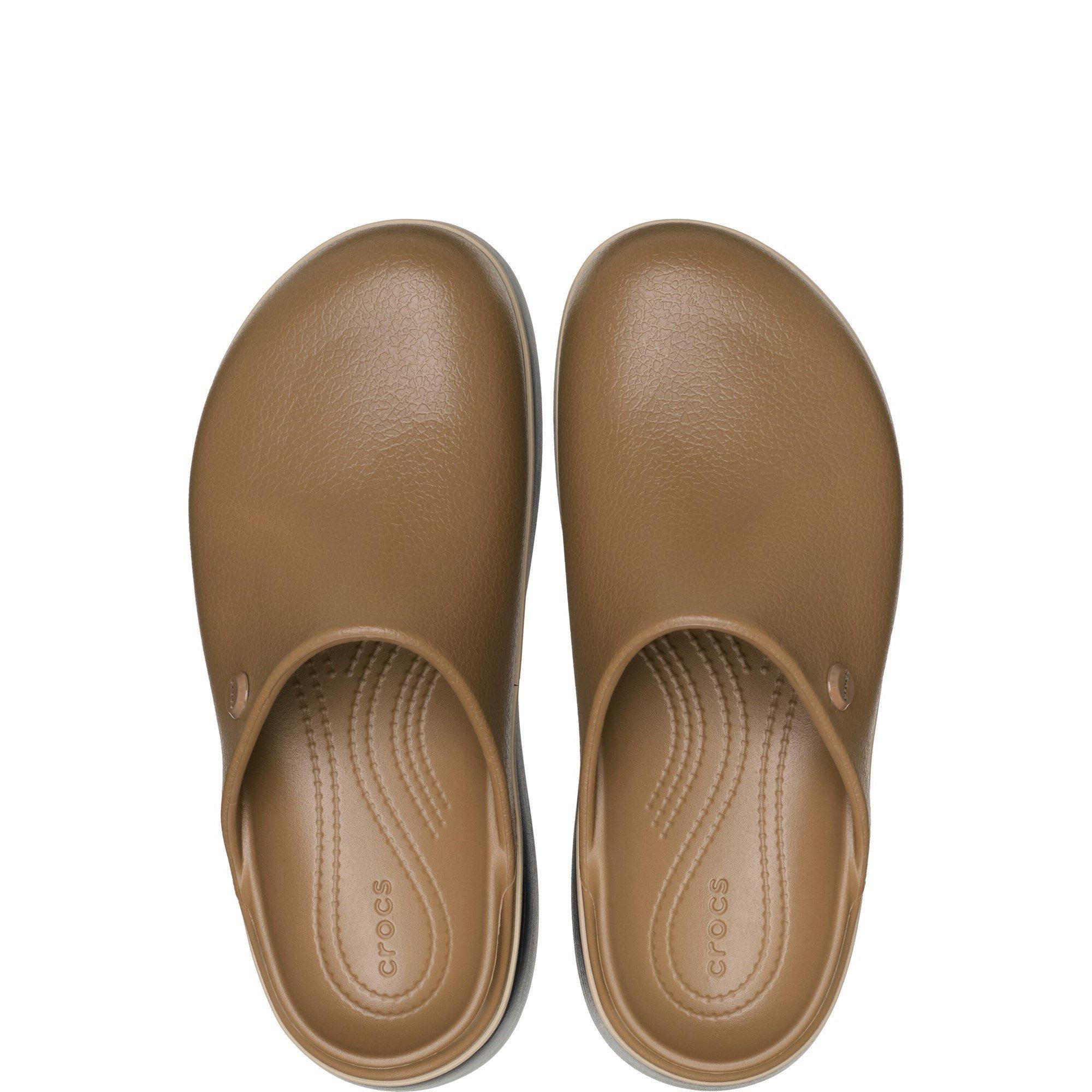 Brown - Crocs - Women's Dylan Notched Clogs - 4