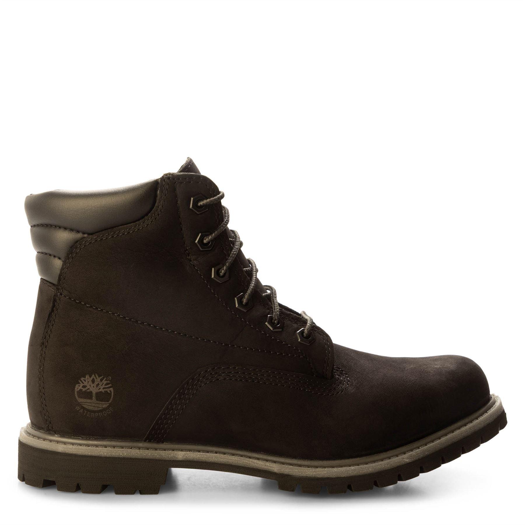 Black - Timberland - 6 In Lace Waterproof Boots - 1