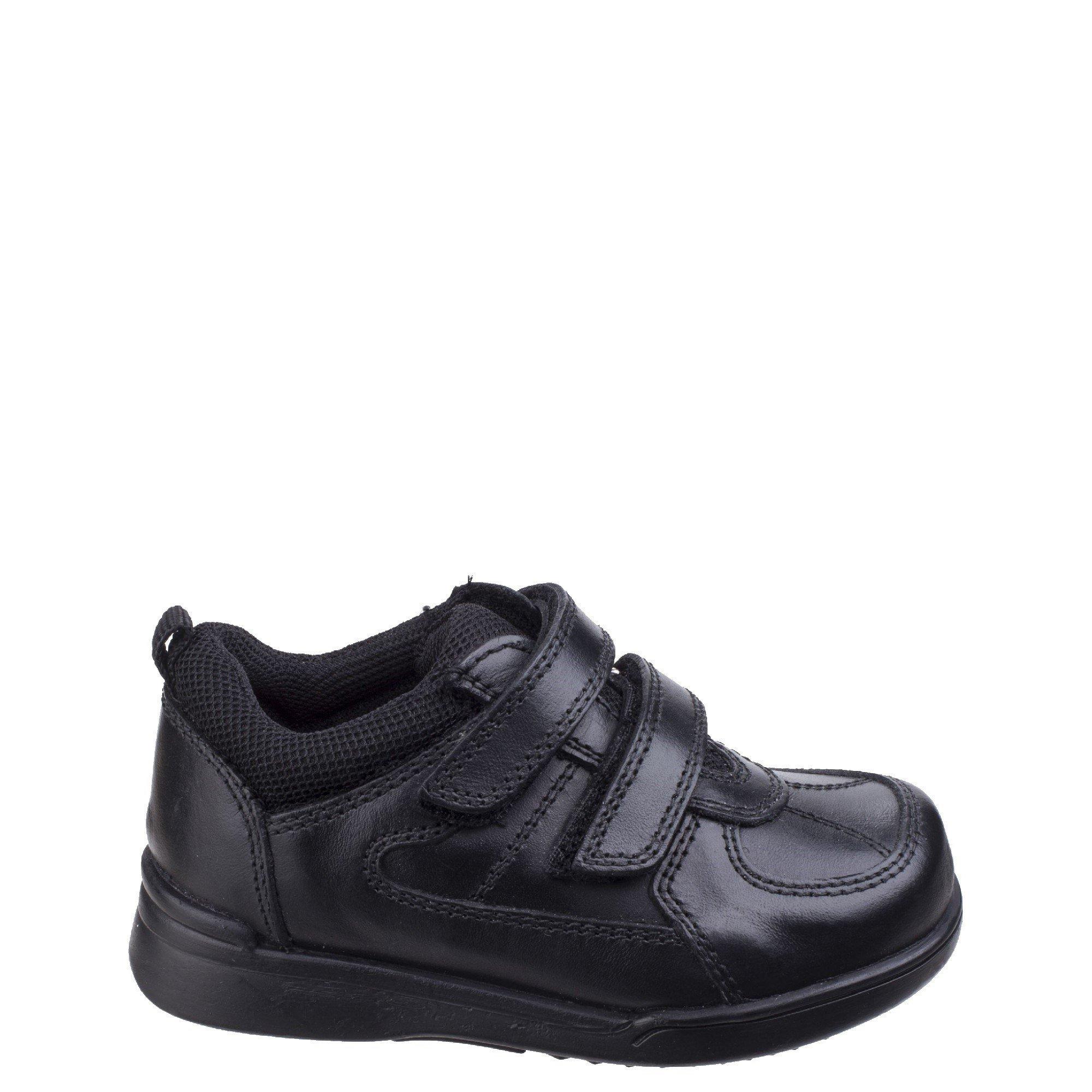 Black - Hush Puppies - Liam Infant School Shoe - 1