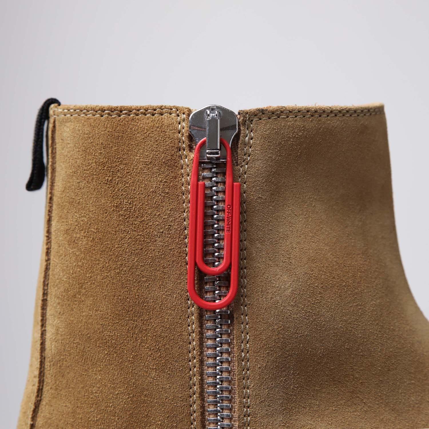 White - Off White - Suede Spongesole Ankle Boots - 5