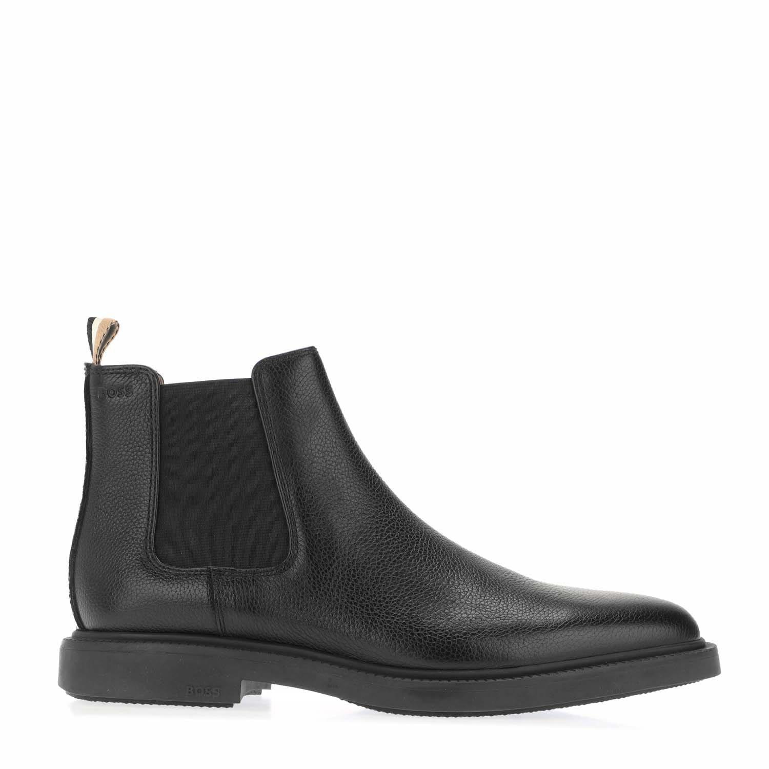 Black - Boss - Larry Chelsea Boots - 1