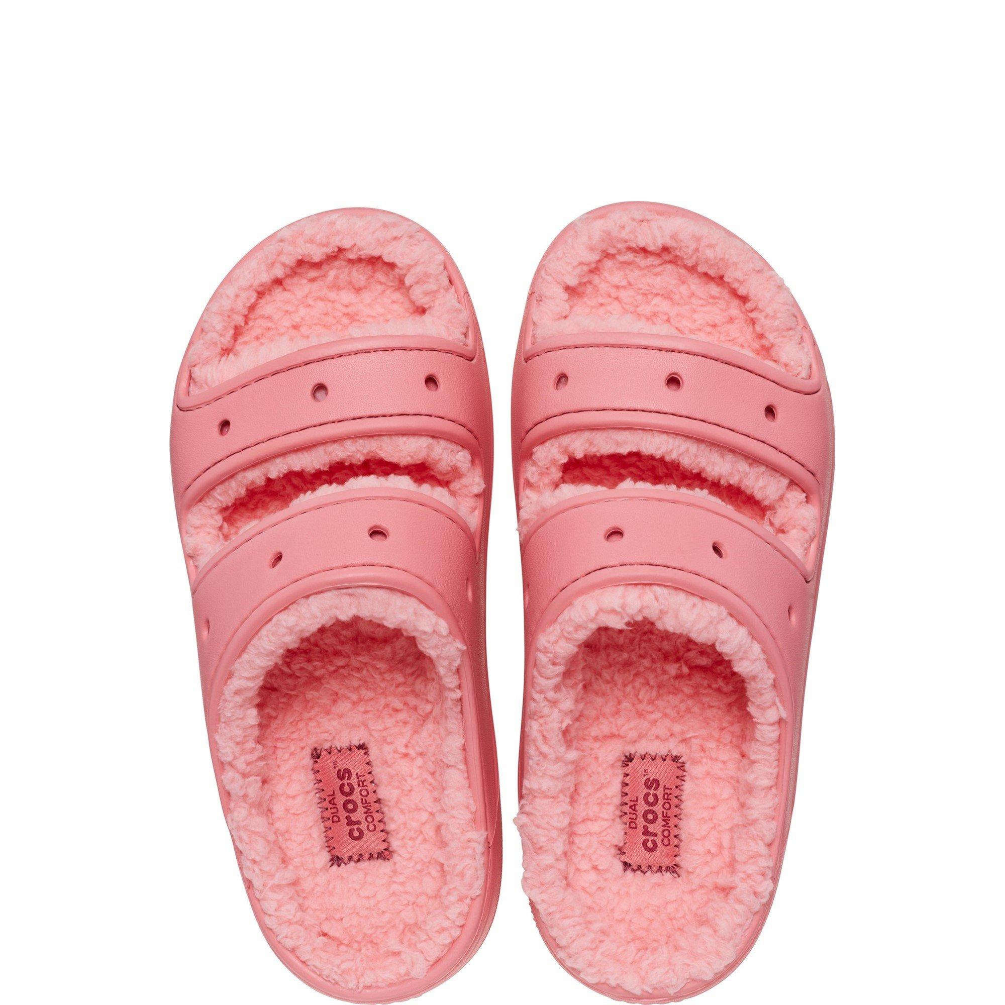 Red - Crocs - Classic Cozzzy Sandal - 4