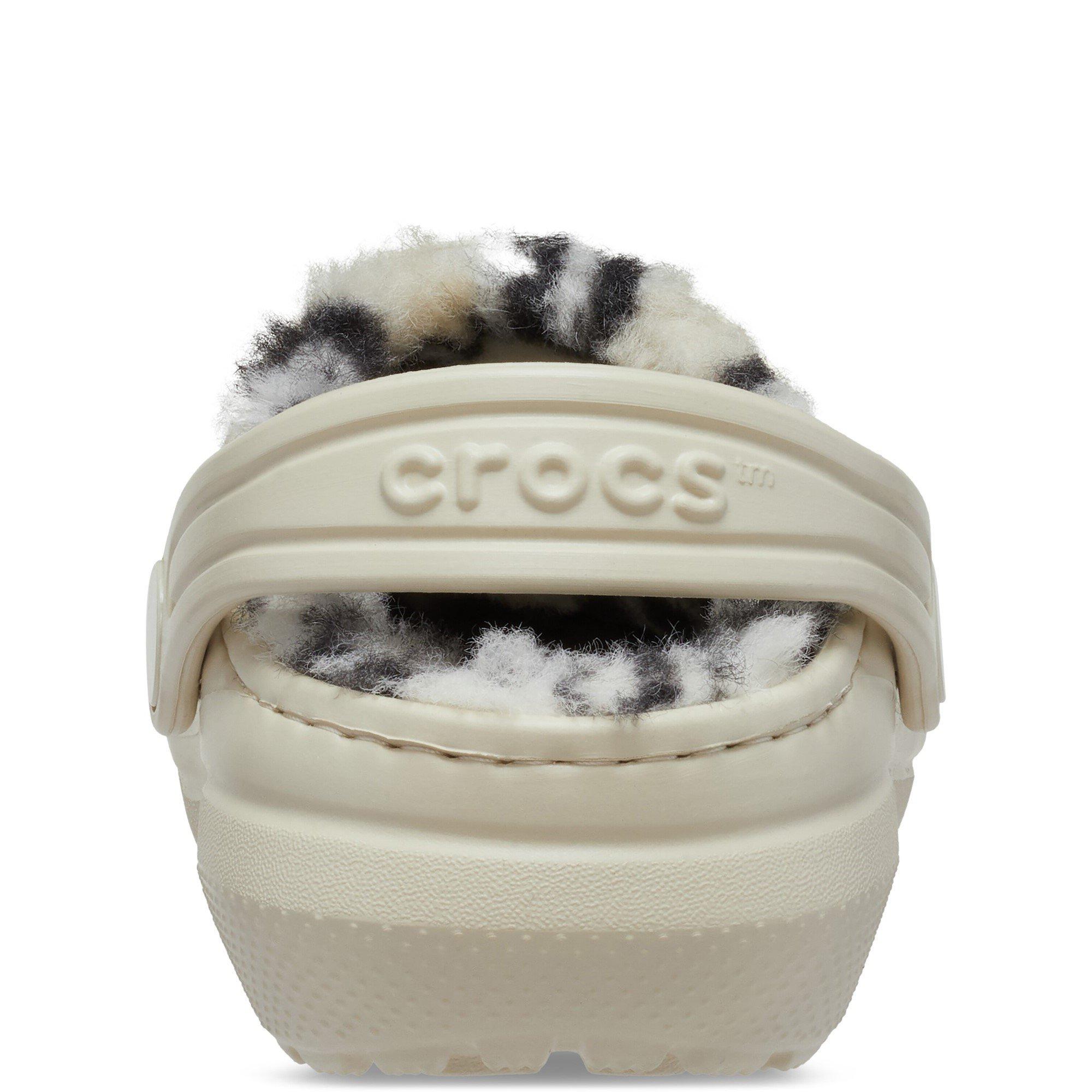 Beige - Crocs - Girls' Classic Faux Fur Lined Tartan Mule Slippers - 3
