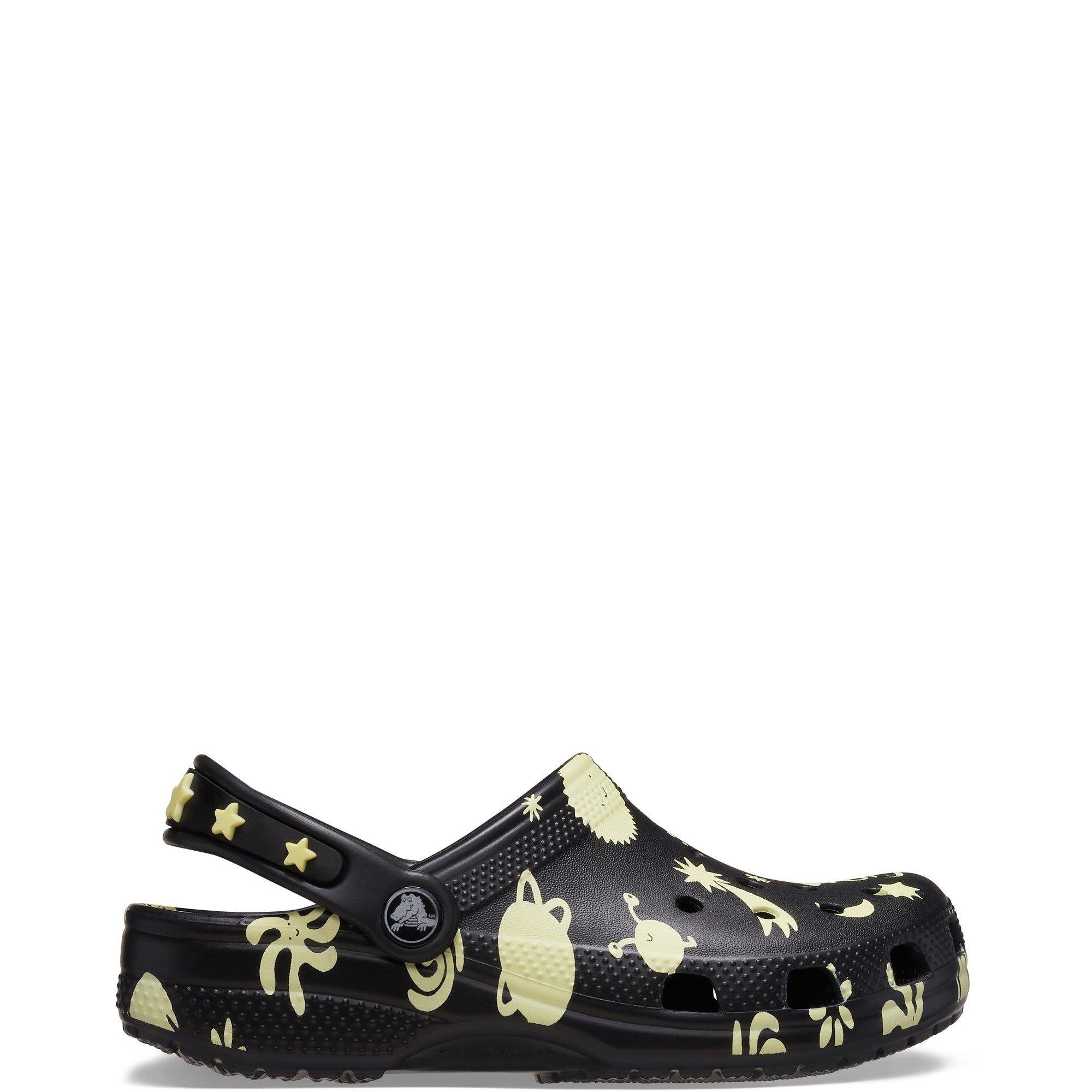 Black - Crocs - Classic Graphic Clog - 1