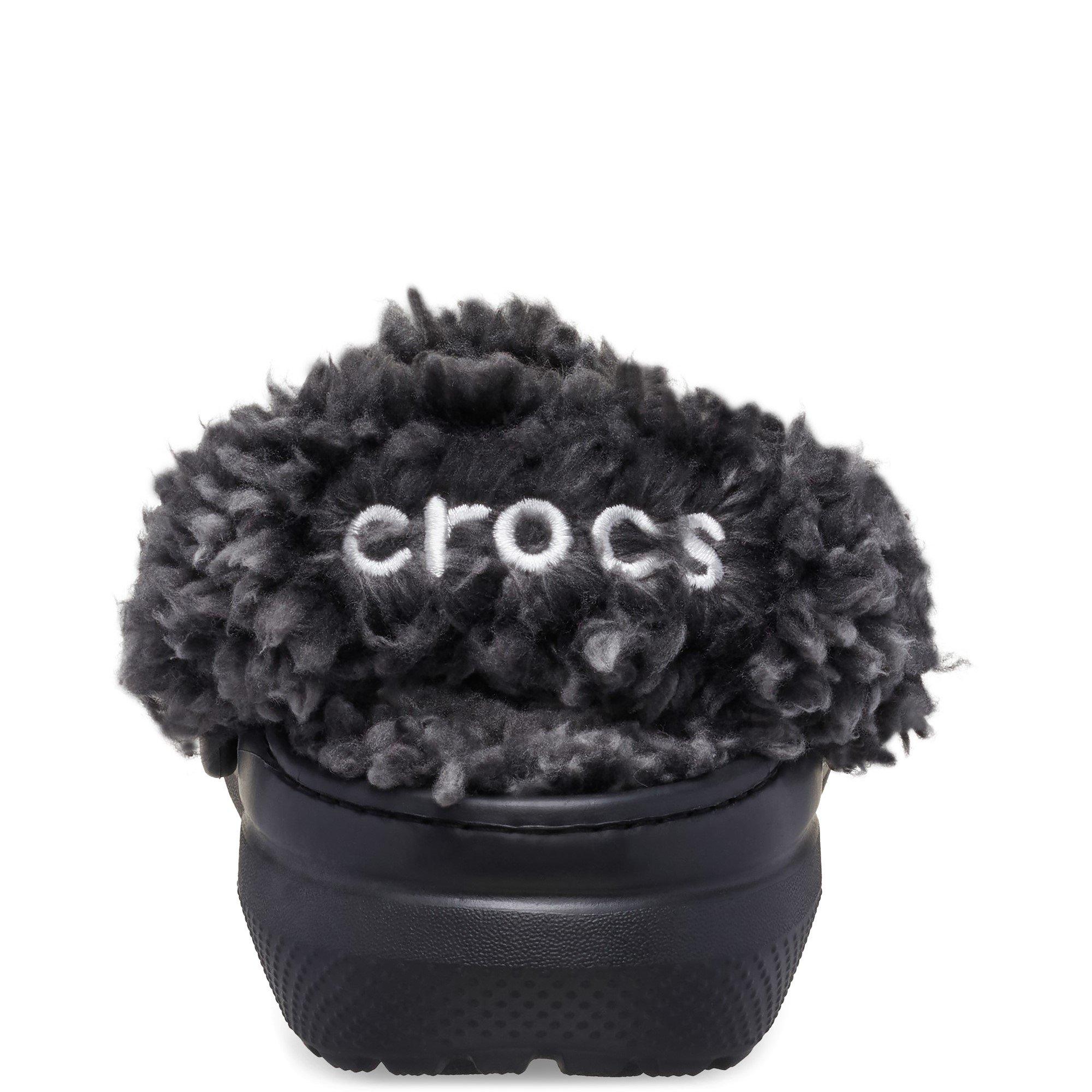 Black - Crocs - Classic Fleece Lined Clog Toddler - 3
