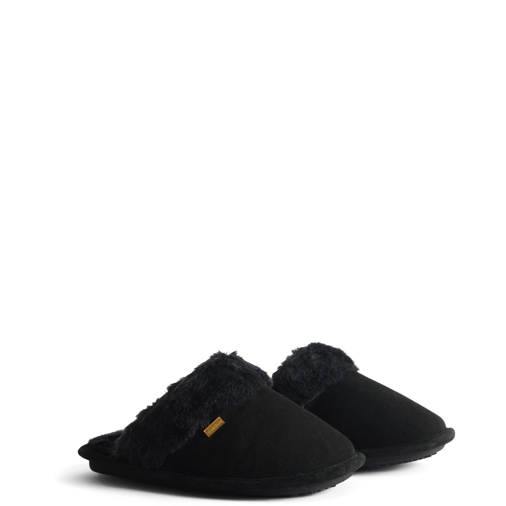 Black - Hunter - WOMENS MULE SLIPPER - 2