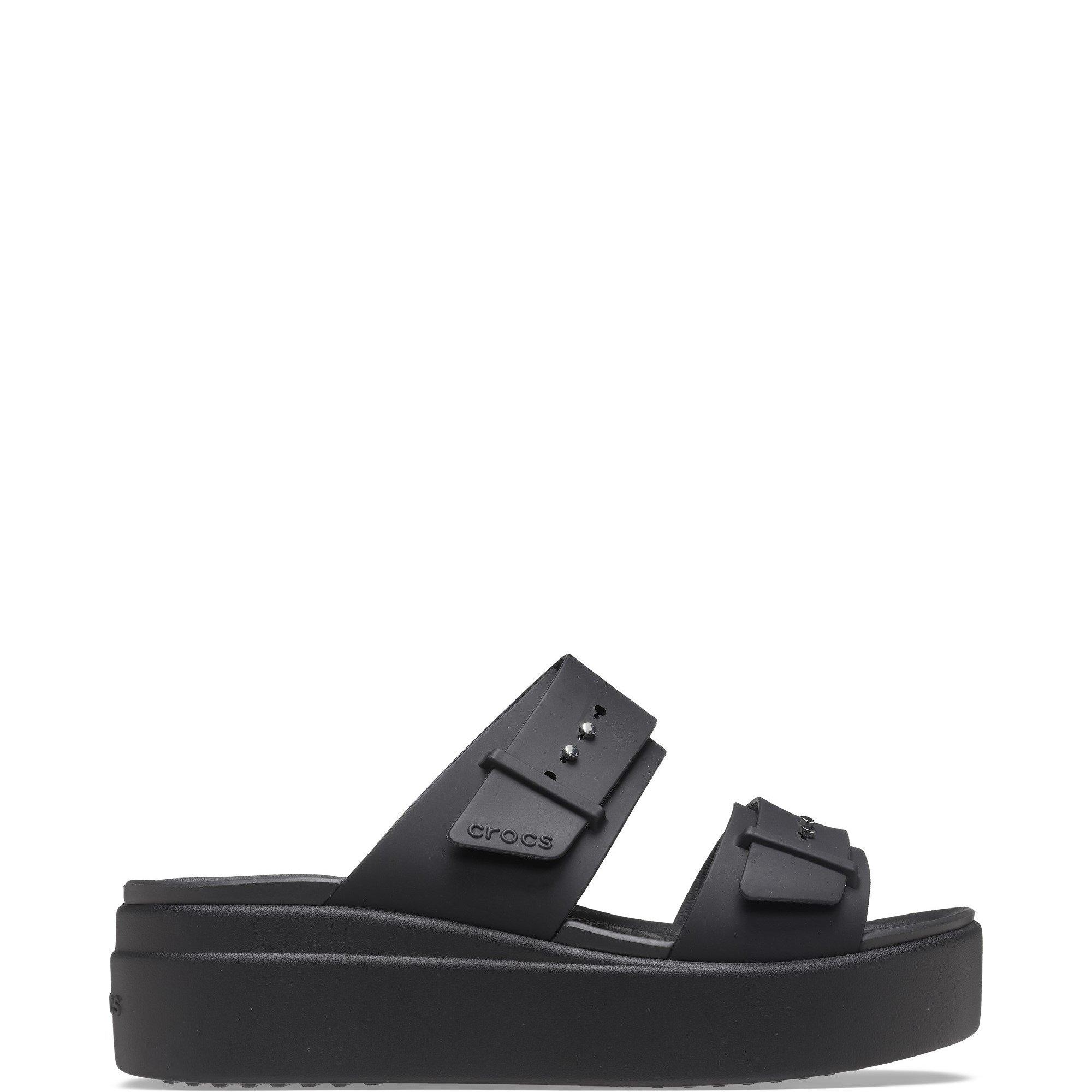 Black - Crocs - Brooklyn Sandal Low - 1