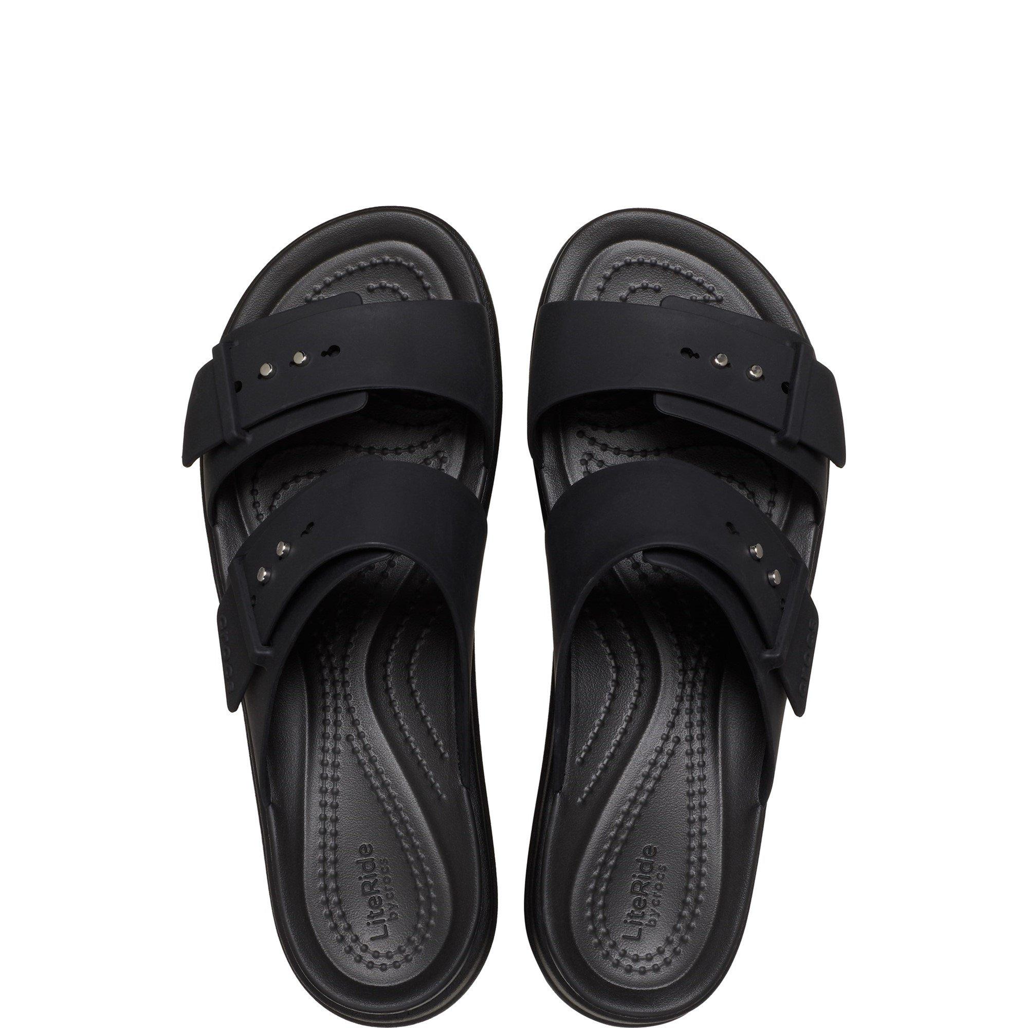 Black - Crocs - Brooklyn Sandal Low - 4