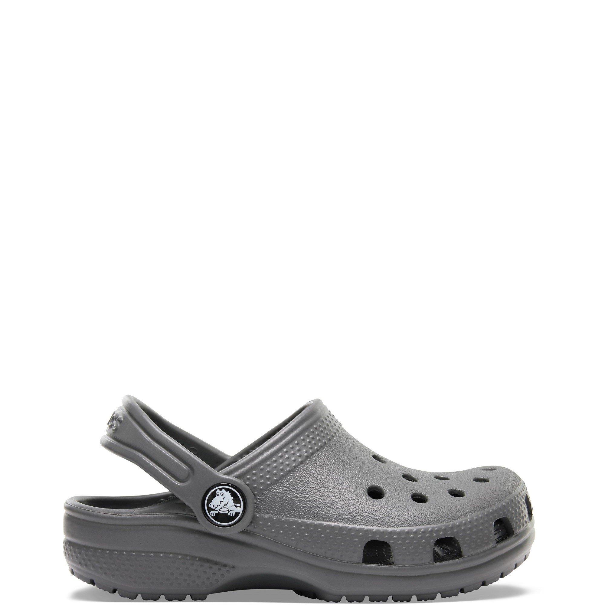 Grey - Crocs - Kids' Classic Clog - 1