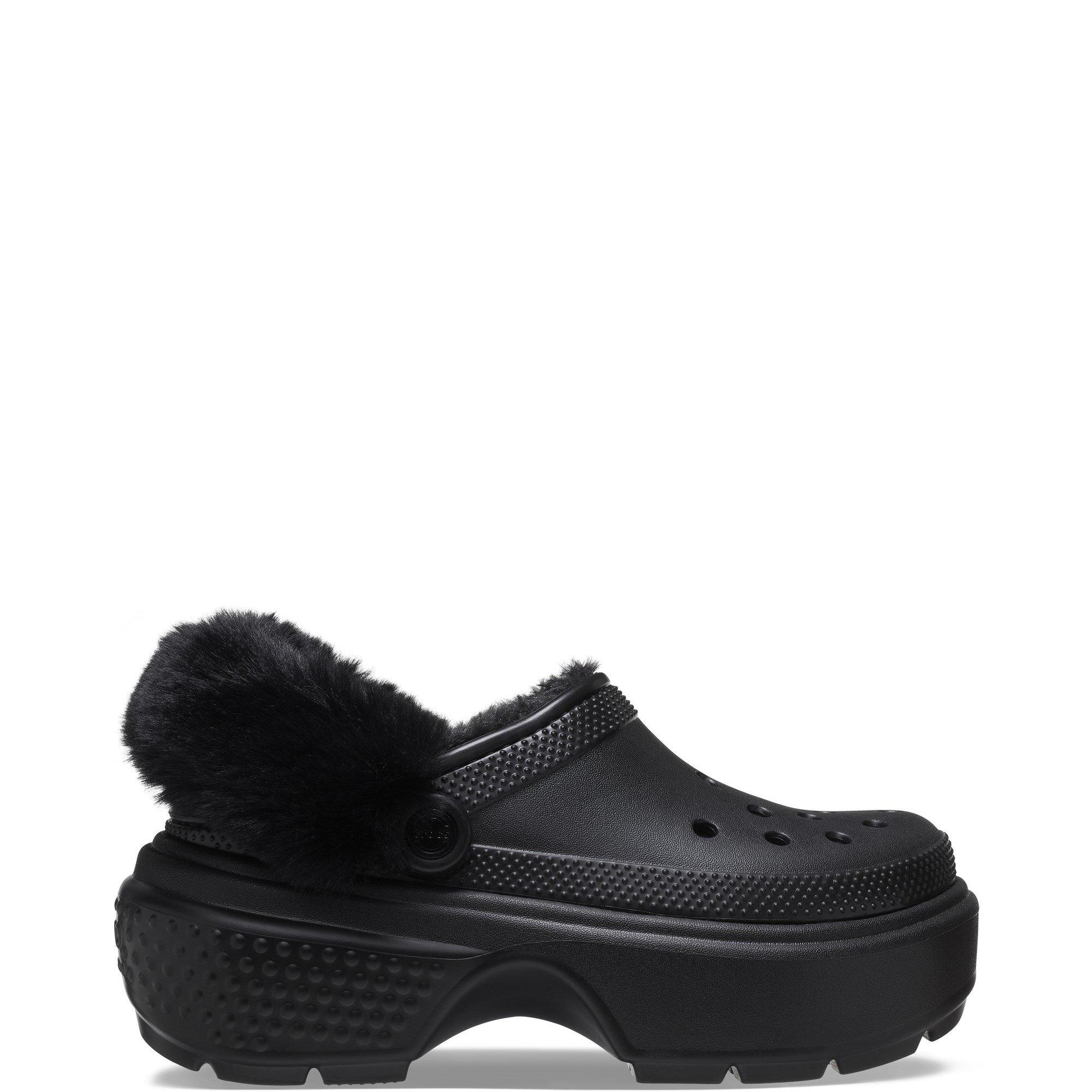 Crocs Women's Stomp Lined Clog - Black - 5 (38-39)