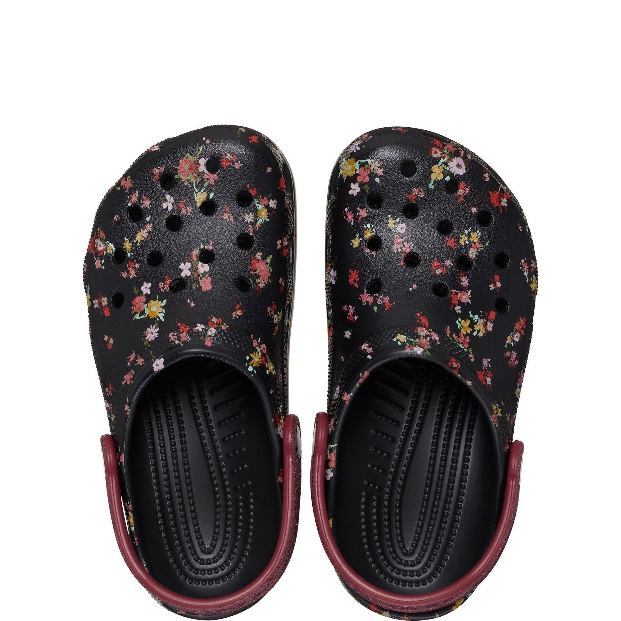 Black - Crocs - Classic Graphic Clog - 4