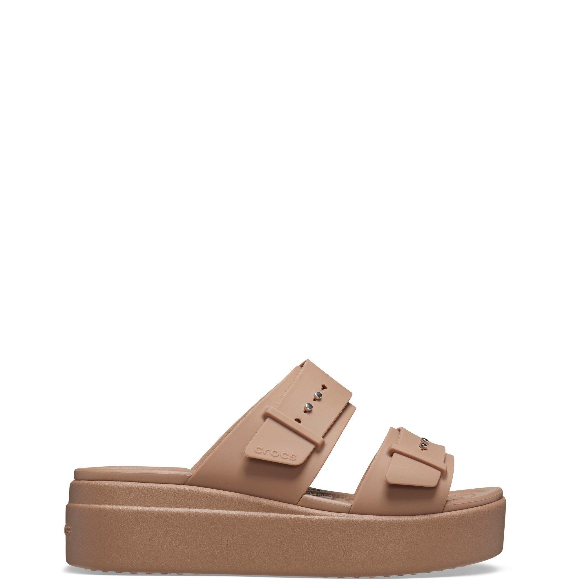 Light Brown - Crocs - Brooklyn Sandal Low - 1