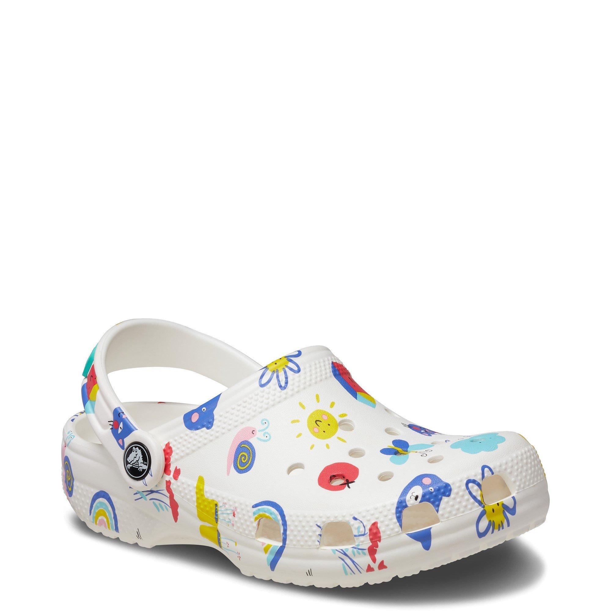 White - Crocs - Classic Graphic Clog - 2