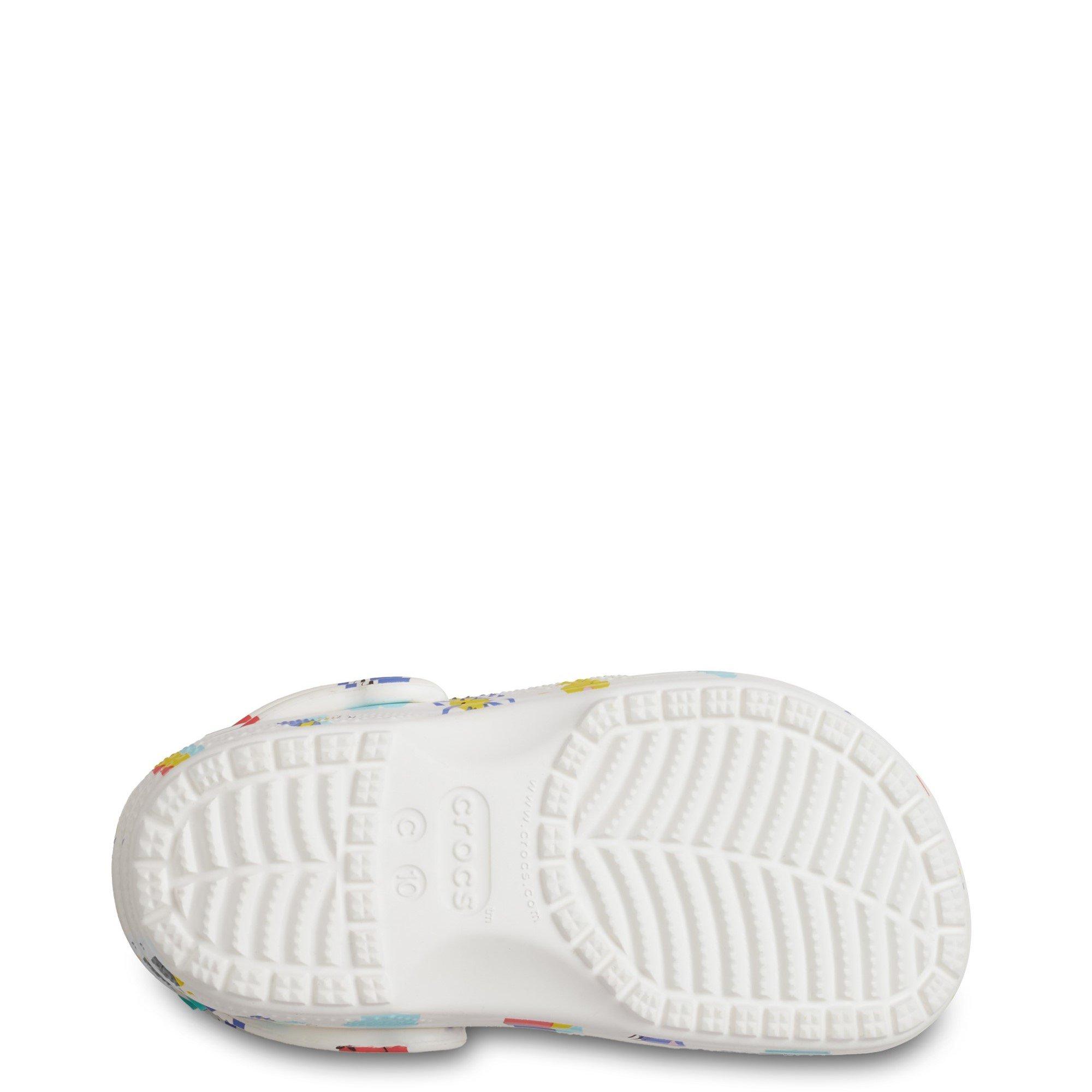 White - Crocs - Classic Graphic Clog - 5