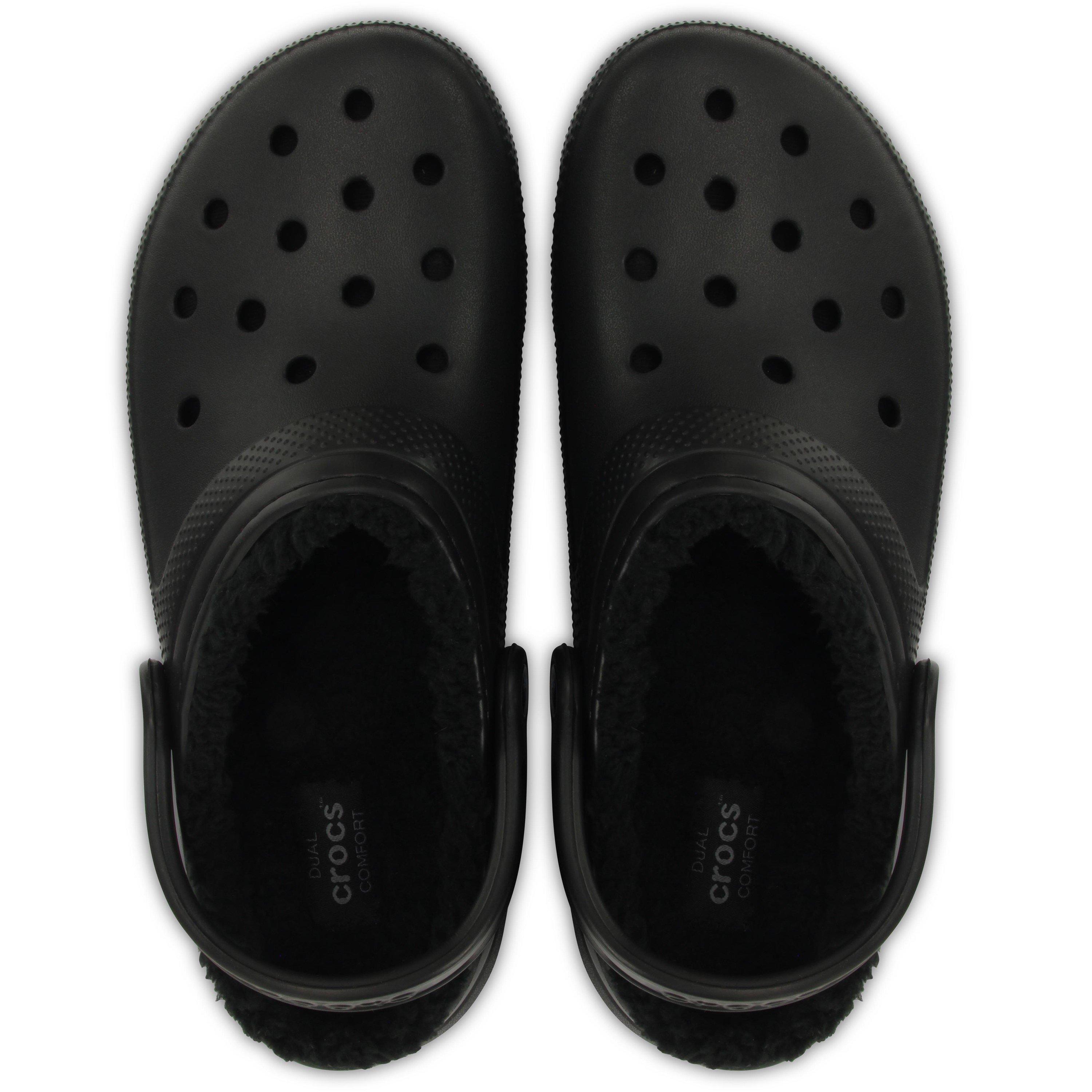Black - Crocs - Men's Classic Lined Mule Slippers - 3