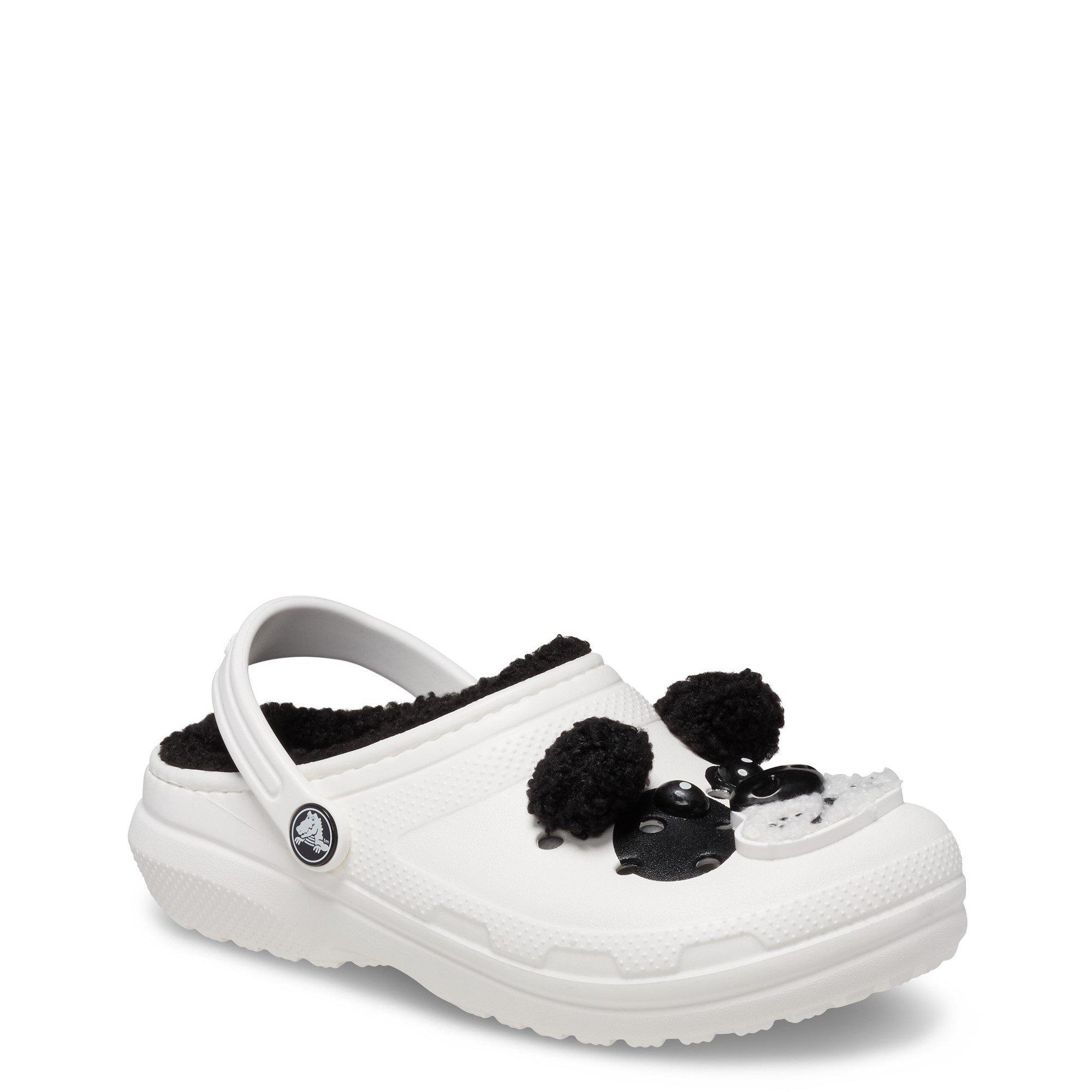 White - Crocs - Classic Lined Fun Lab Slipper - 2