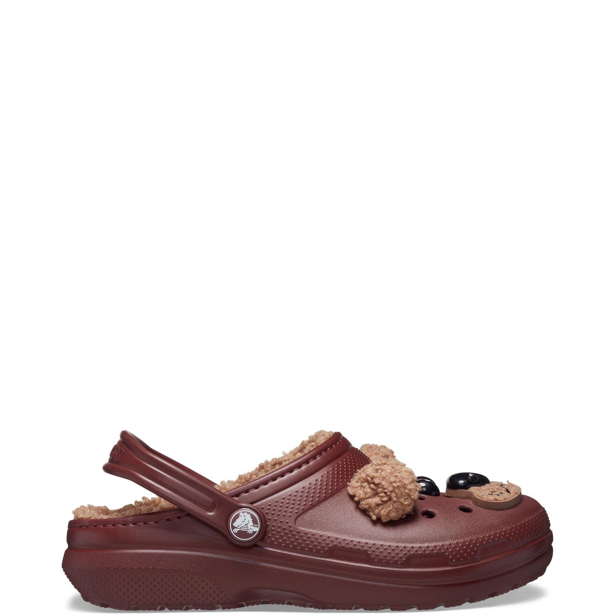 Brown - Crocs - Classic Lined Fun Lab Slipper - 1