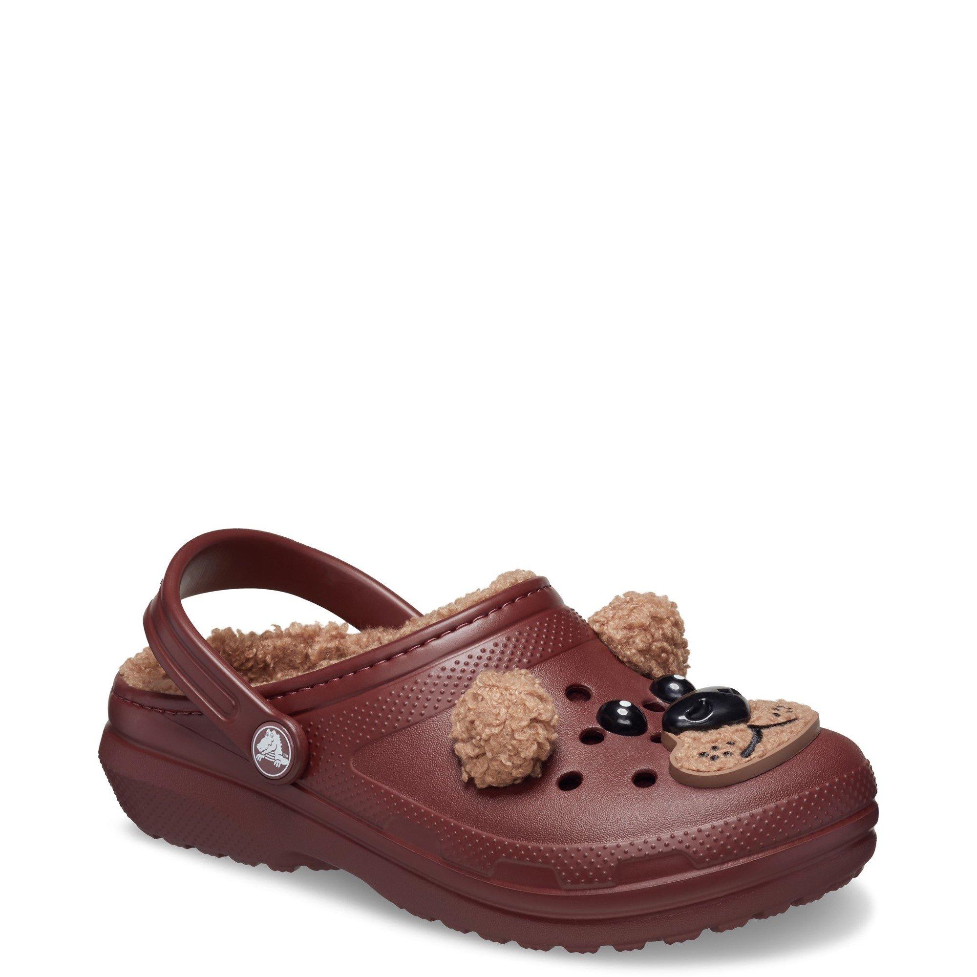 Brown - Crocs - Classic Lined Fun Lab Slipper - 2