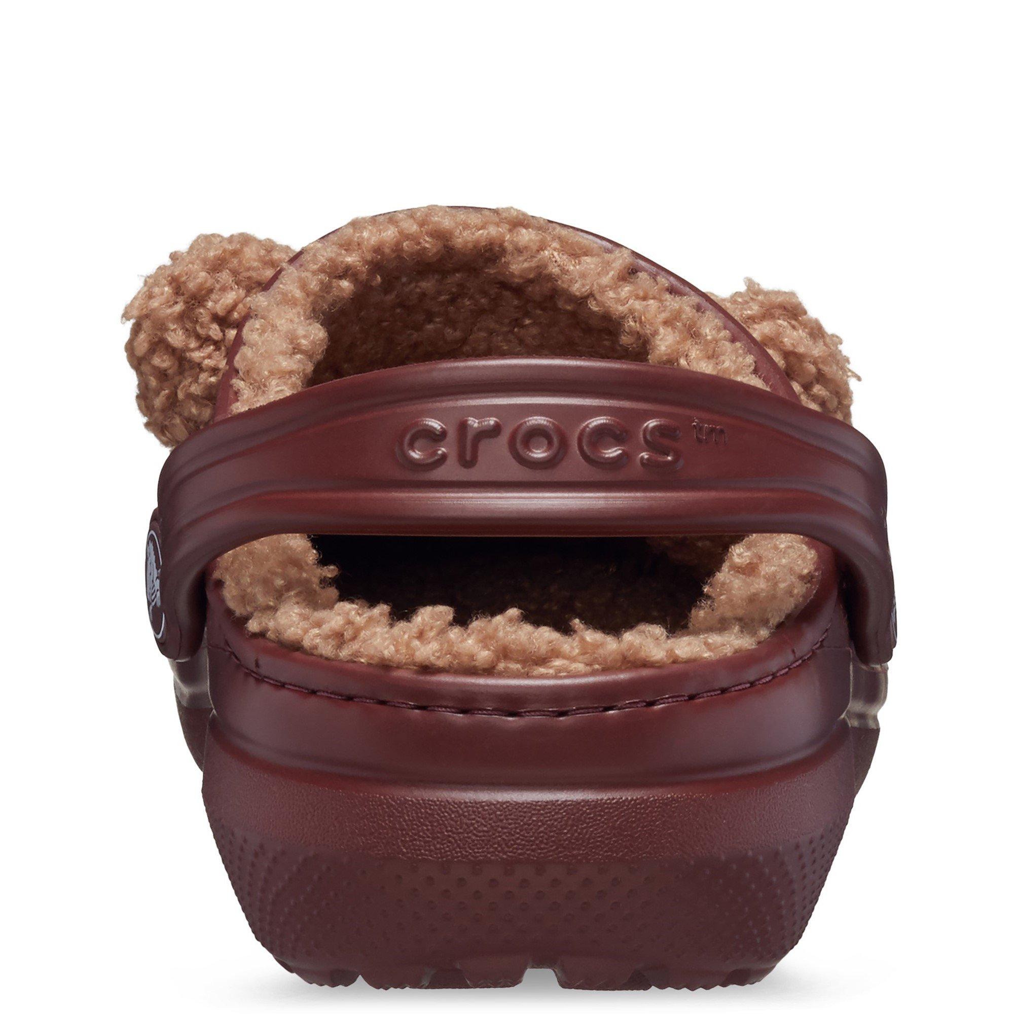 Brown - Crocs - Classic Lined Fun Lab Slipper - 3