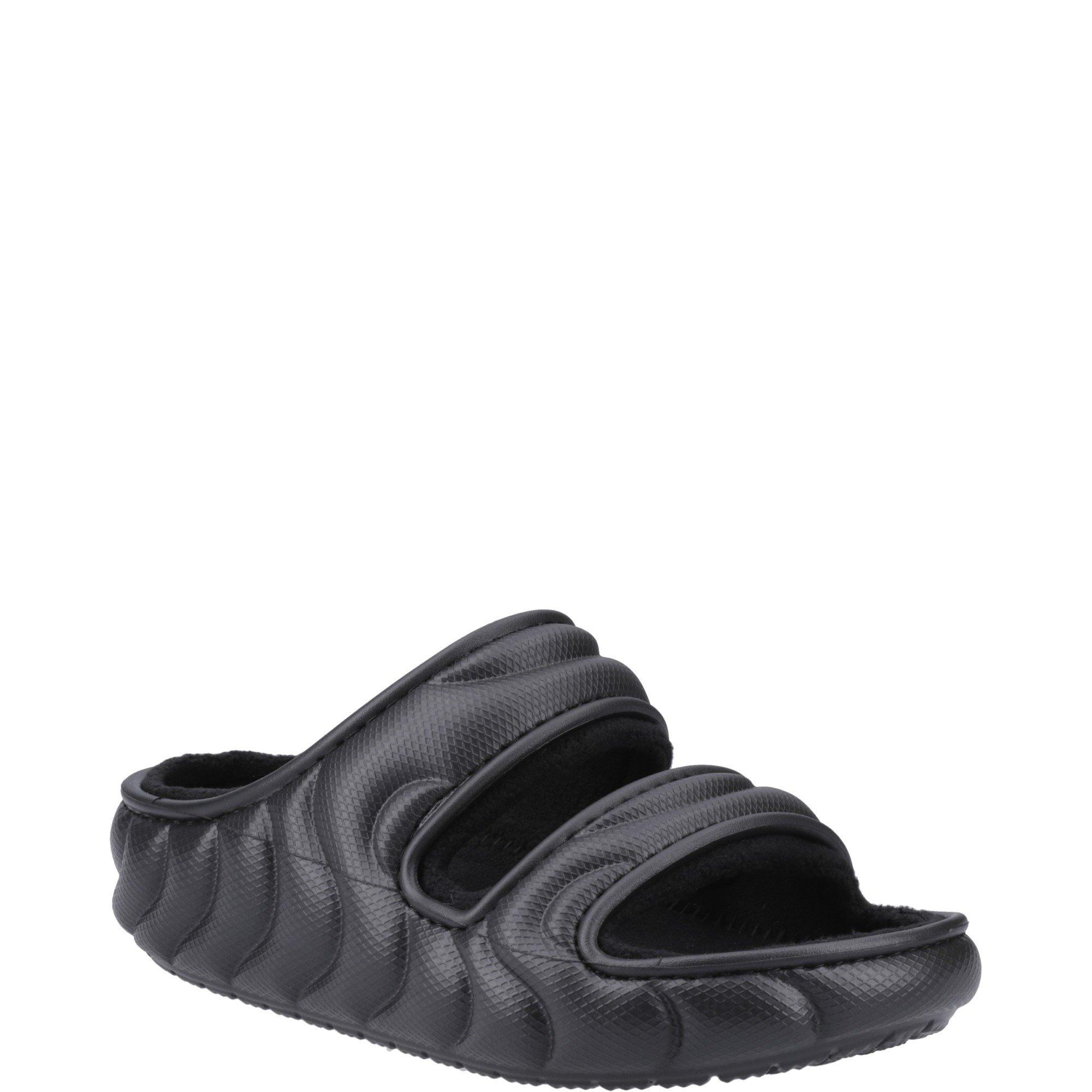 Black - Crocs - Classic Cozzzy Overpuff Sandal - 2