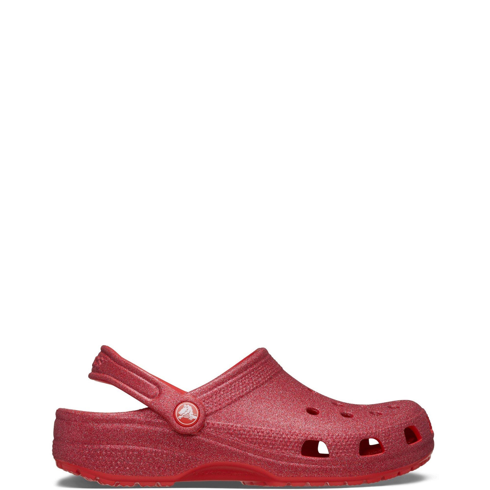 Red - Crocs - Classic Glitter Clog - 1