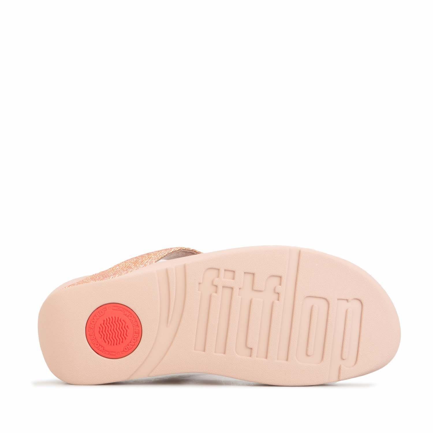 Rose Gold - Fitflop - Lottie Glitzy Toe Thong Sandals - 4