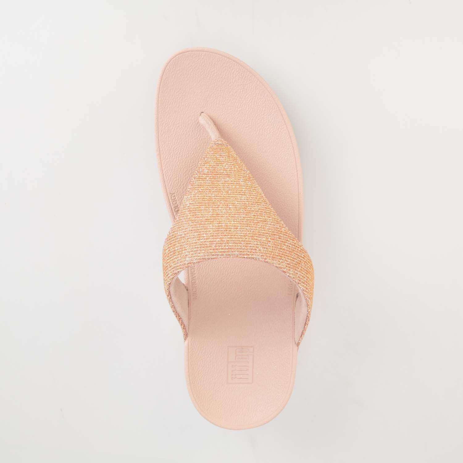 Fitflop | Lottie Glitzy Toe Thong Sandals | Flat Sandals | USC