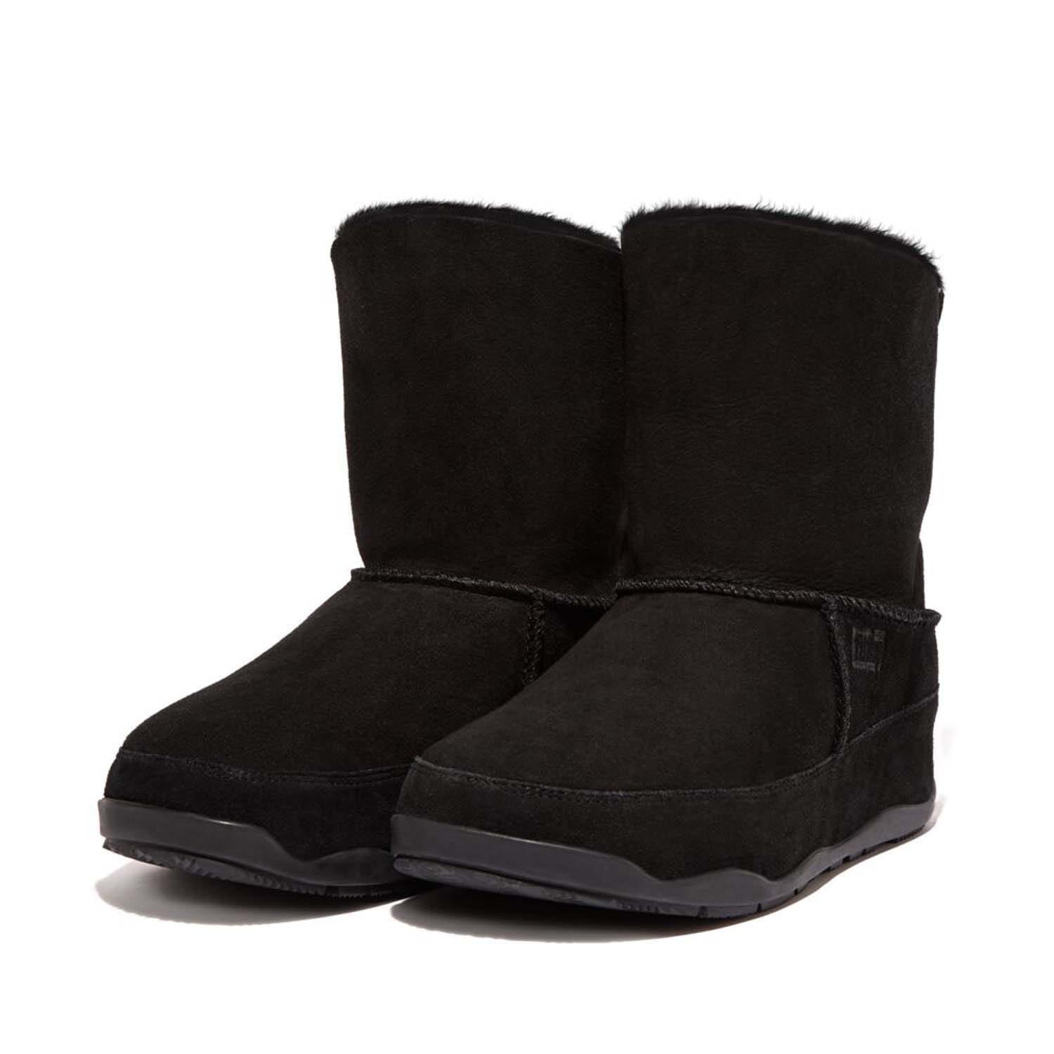 Black - Fitflop - Original Mukluk Shorty Shearling Boots - 2