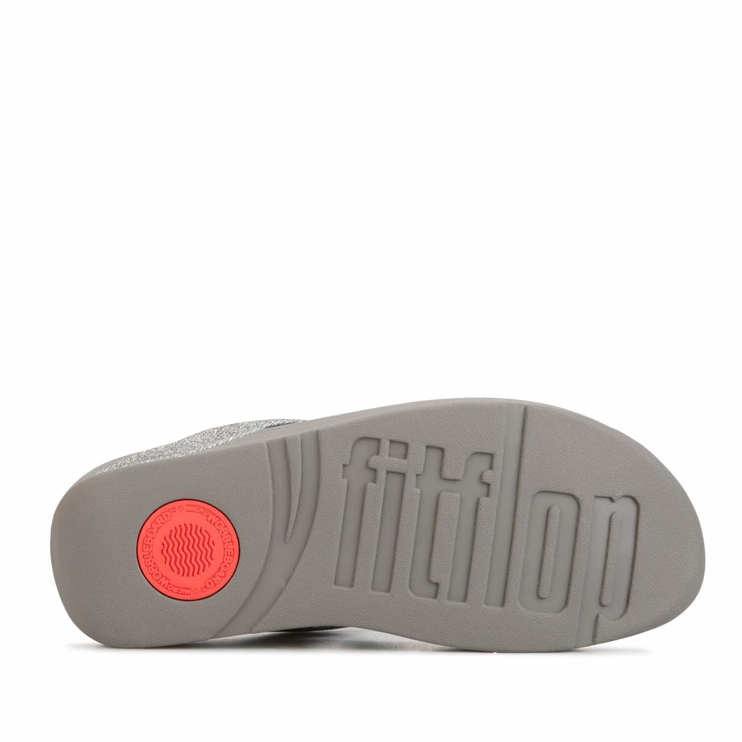 Gunmetal - Fitflop - Lottie Glitzy Toe Thong Sandals - 4