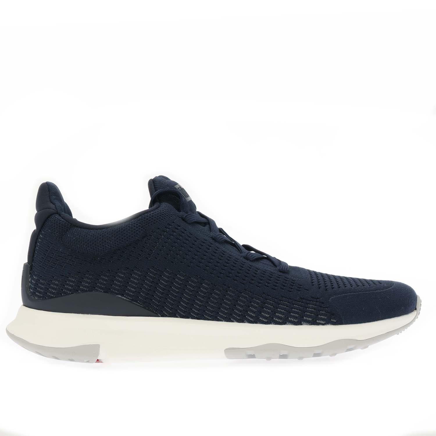 Navy - Fitflop - Vitamin FFX Knit Sports Trainers - 1
