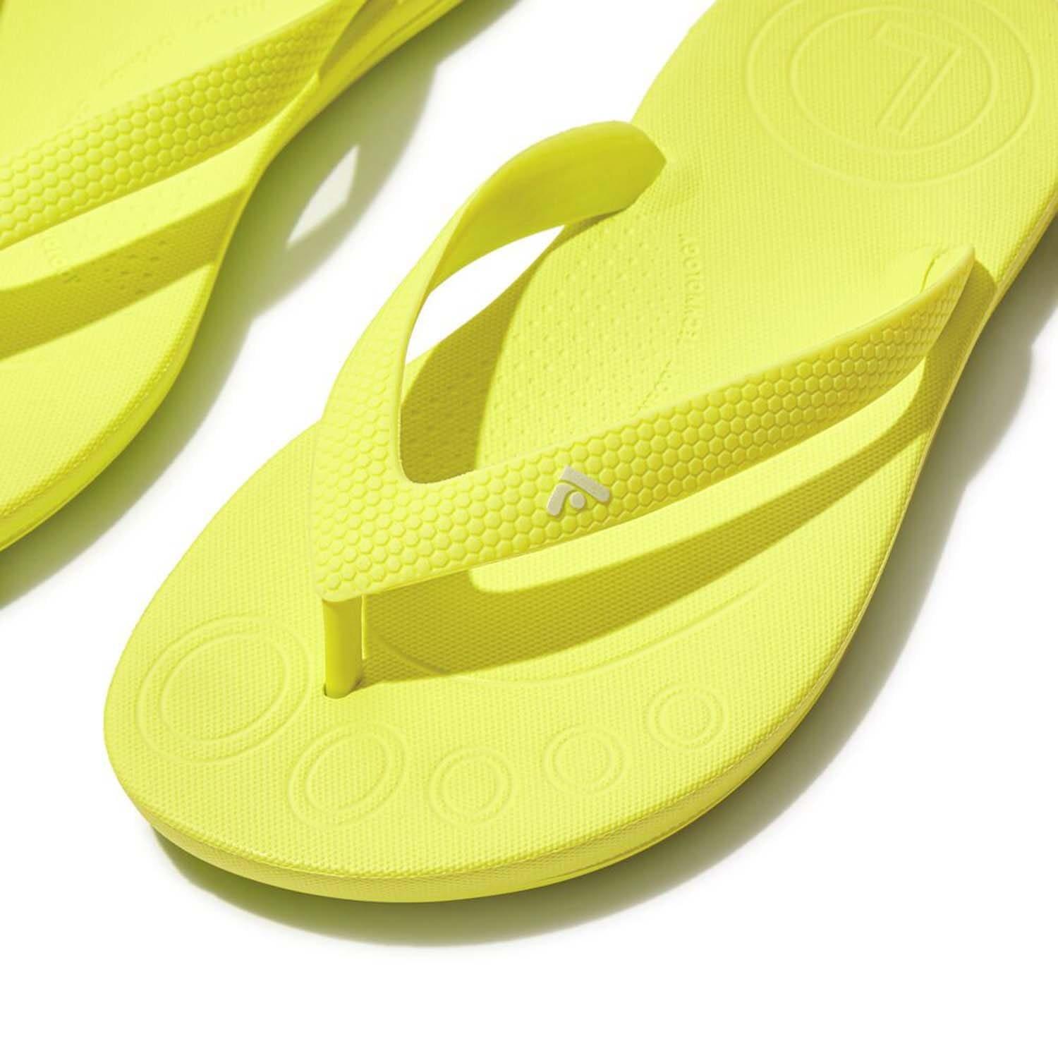 Yellow - Fitflop - iQushion Ergonomic Flip Flops - 4