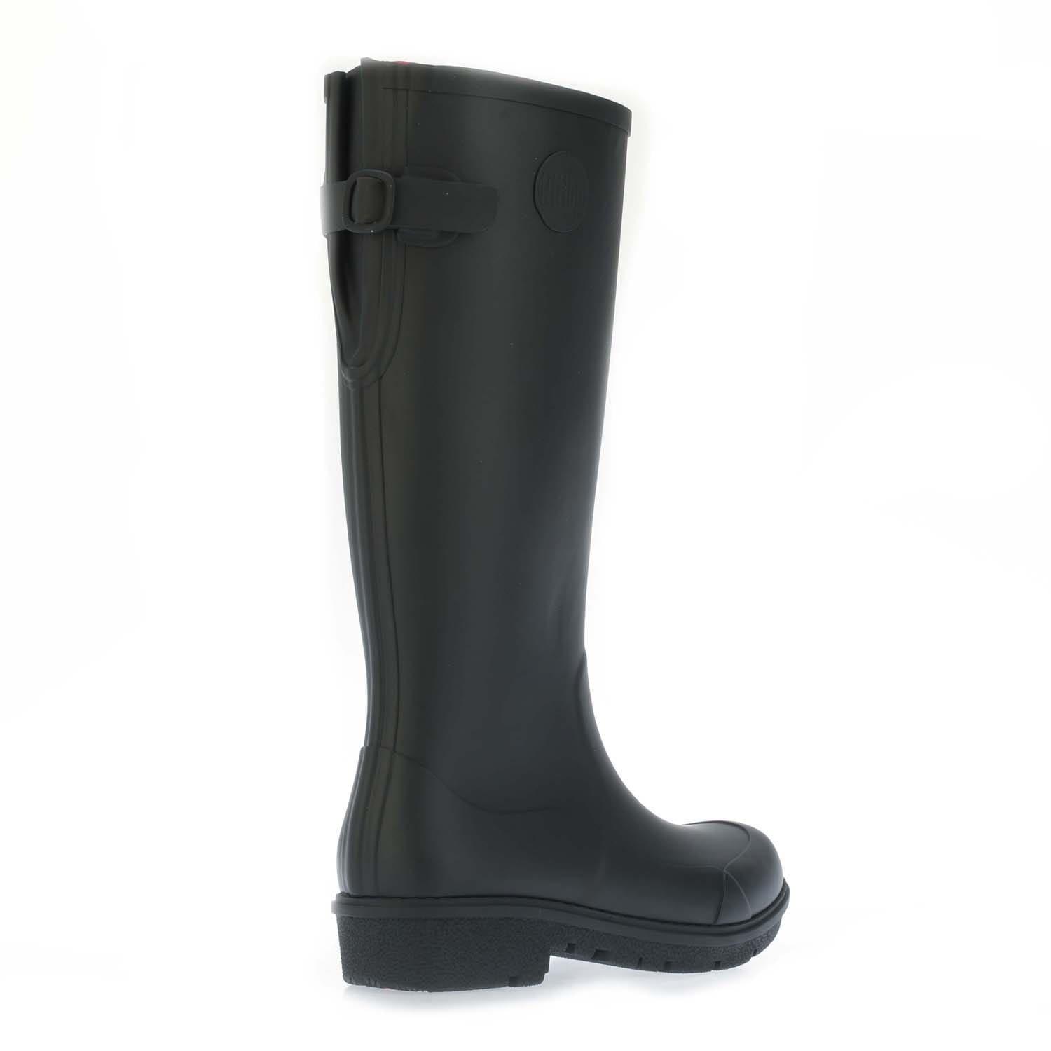 Black - Fitflop - Wonderwelly Tall Wellington Boots - 3