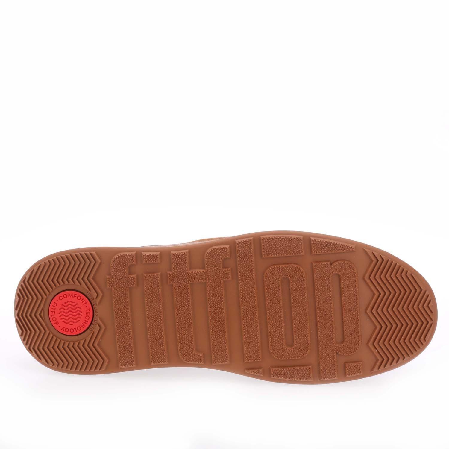 Tan - Fitflop - F-Mode Suede Flatform Chelsea Boots - 4