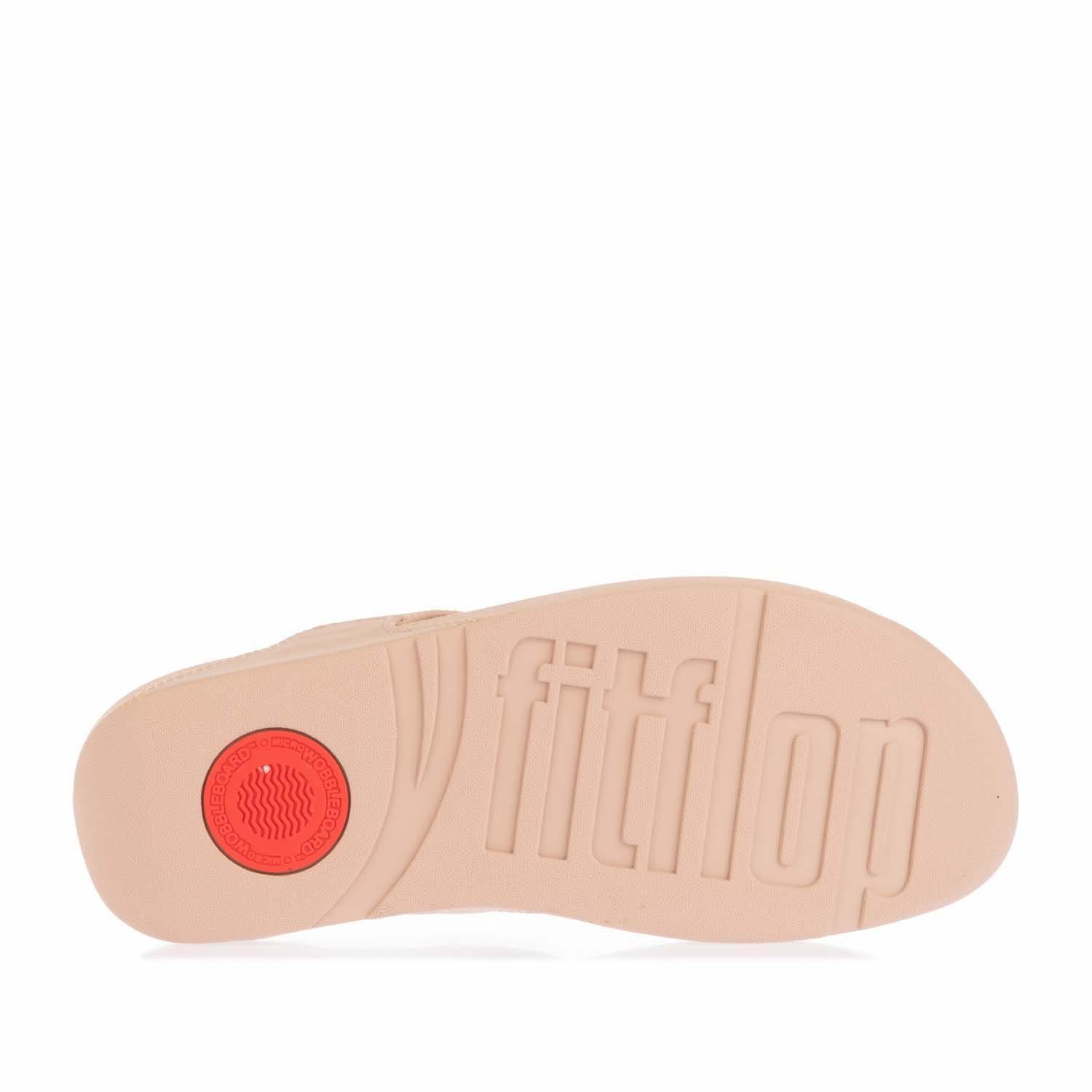 Beige - Fitflop - Lulu Shimmer Toe-Post Sandals - 4