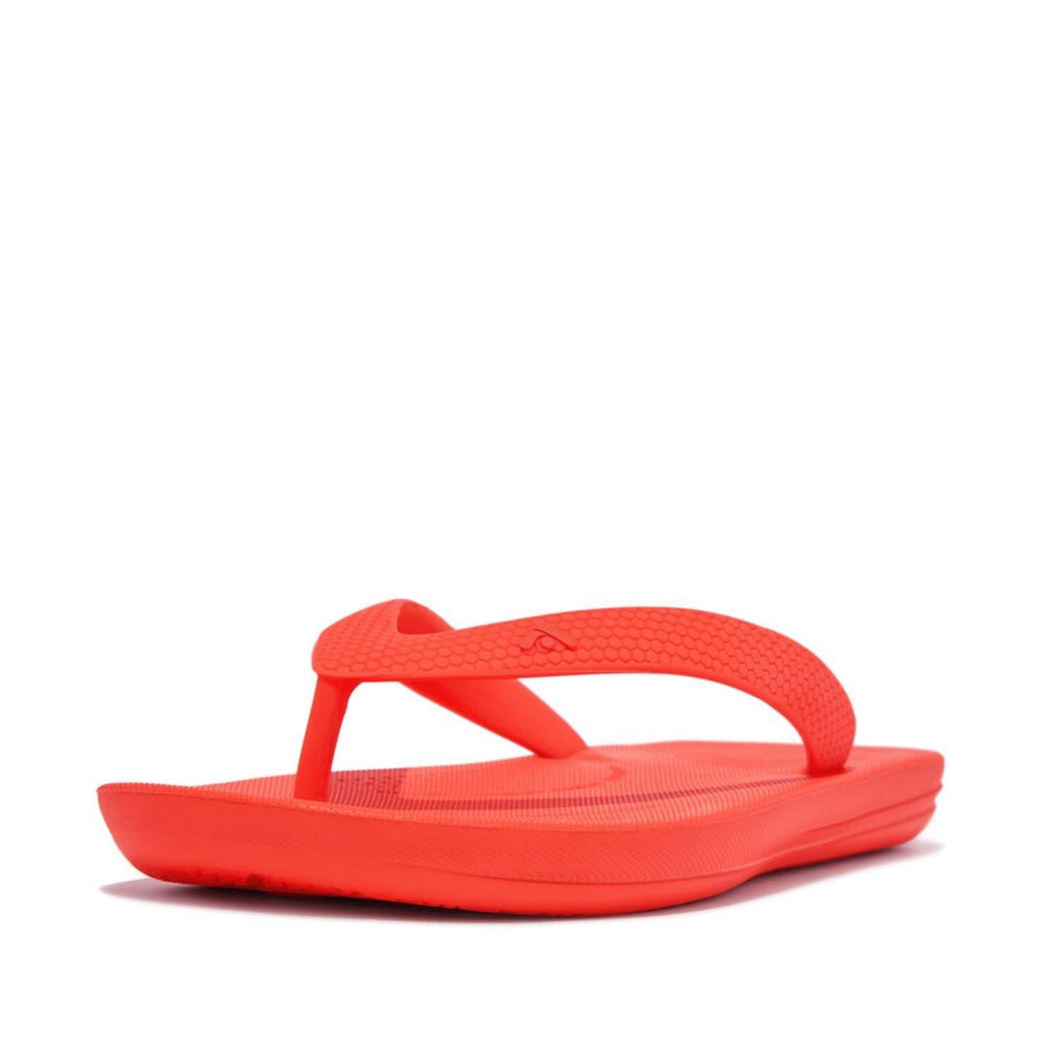Orange - Fitflop - iQushion Ergonomic Flip Flops - 2