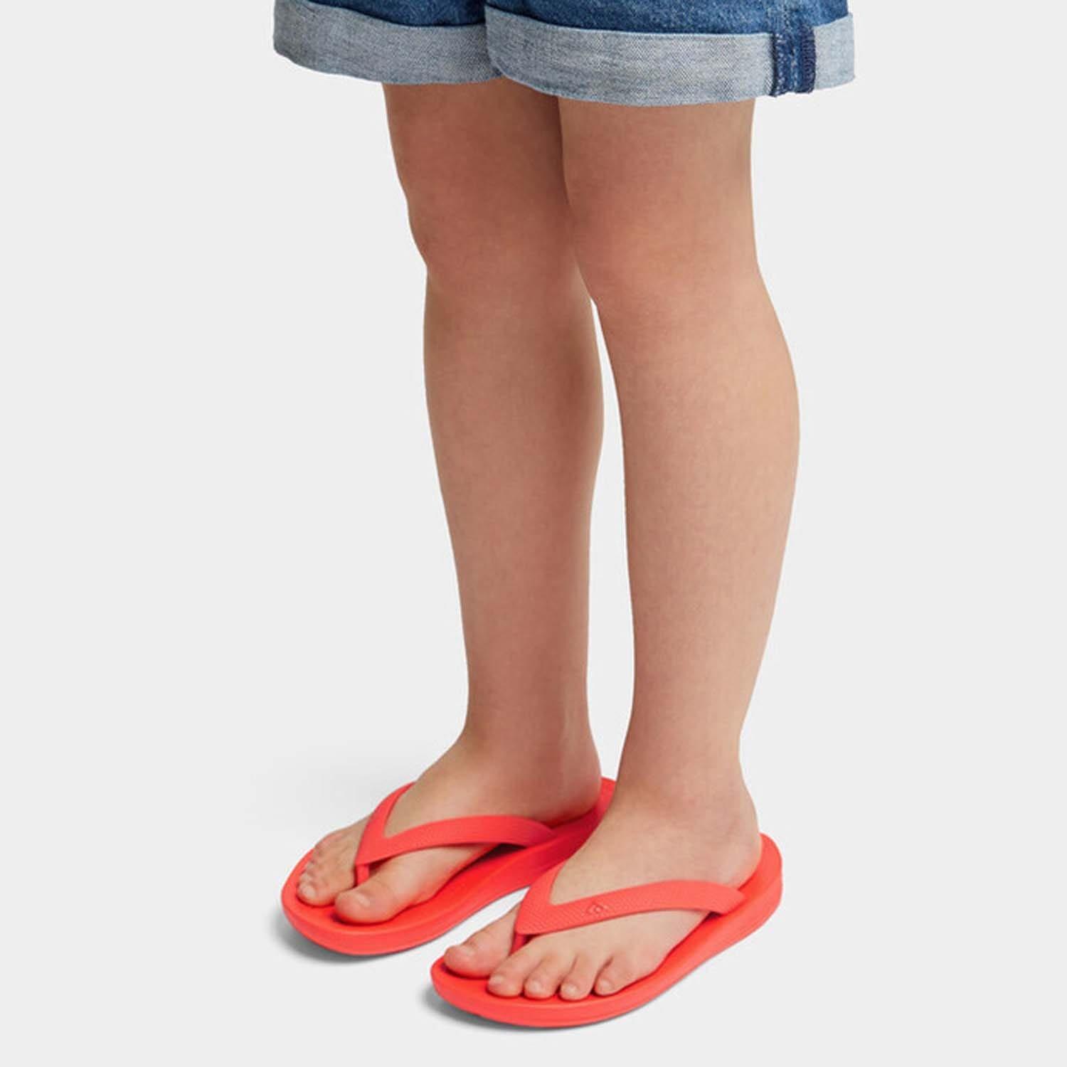 Orange - Fitflop - iQushion Ergonomic Flip Flops - 6
