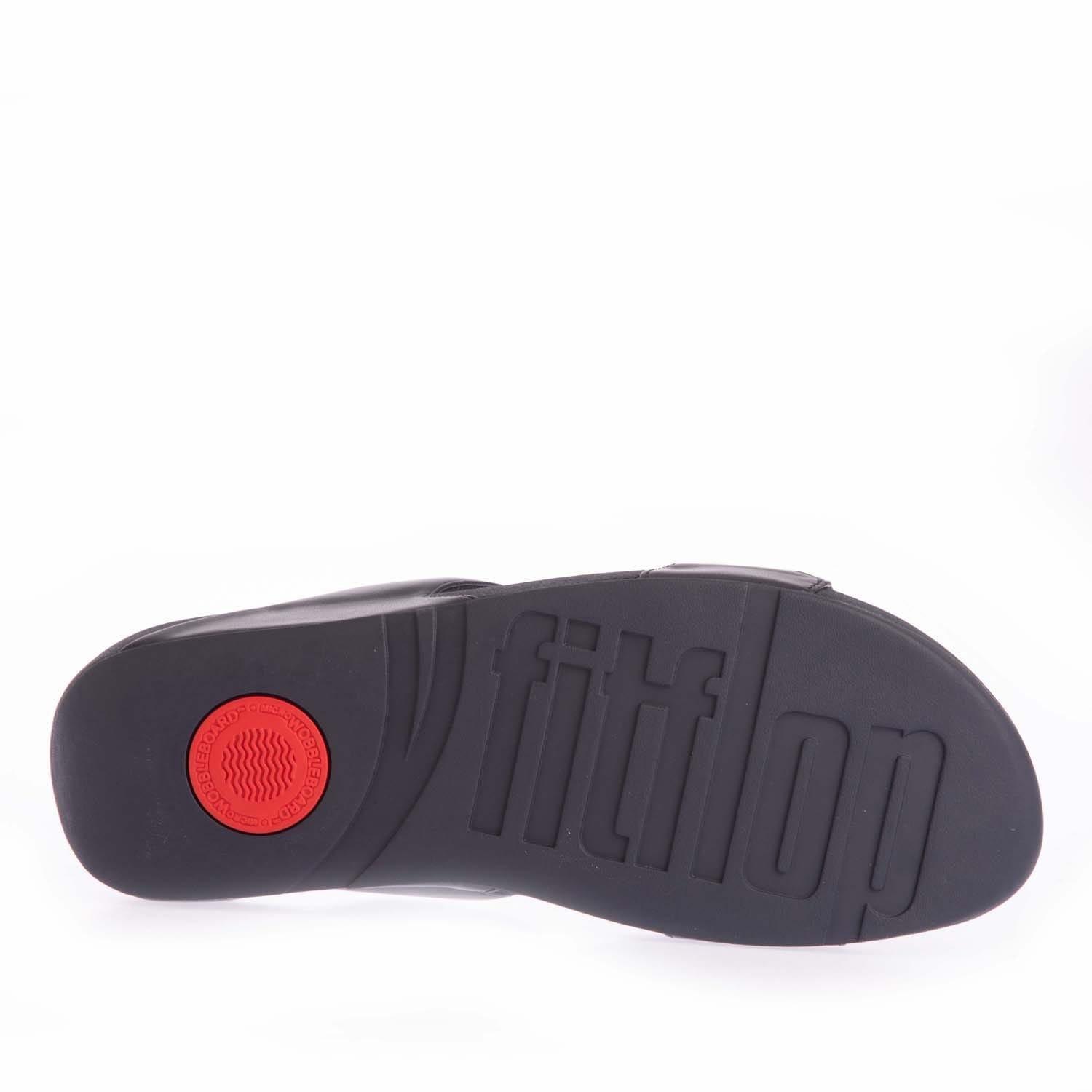 Navy - FitFlop - Lulu Opul Slide Sandals - 4