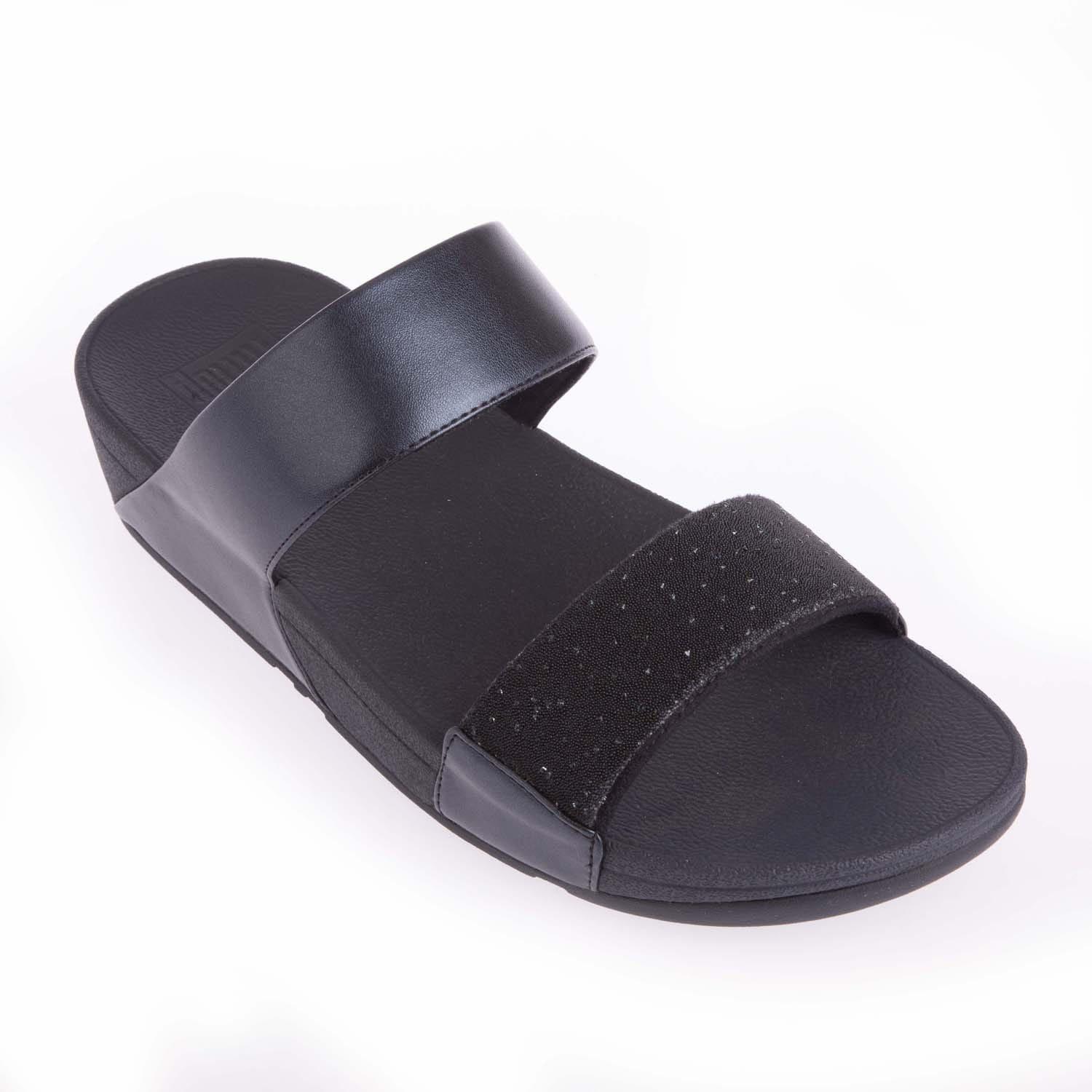 Navy - FitFlop - Lulu Opul Slide Sandals - 5